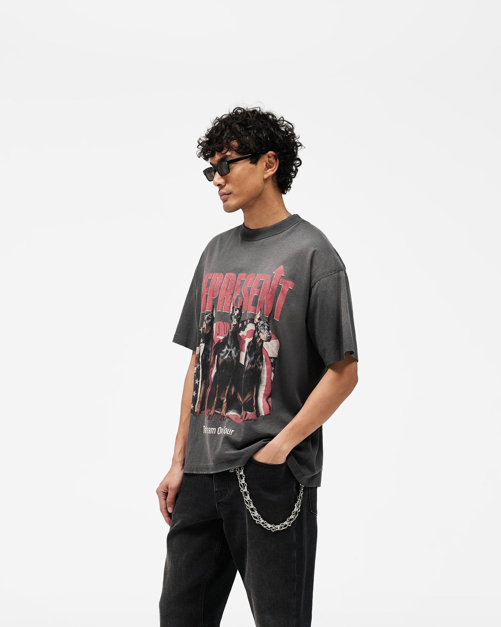 SS26 Dream On Tour T-Shirt - Sun Fade Grey