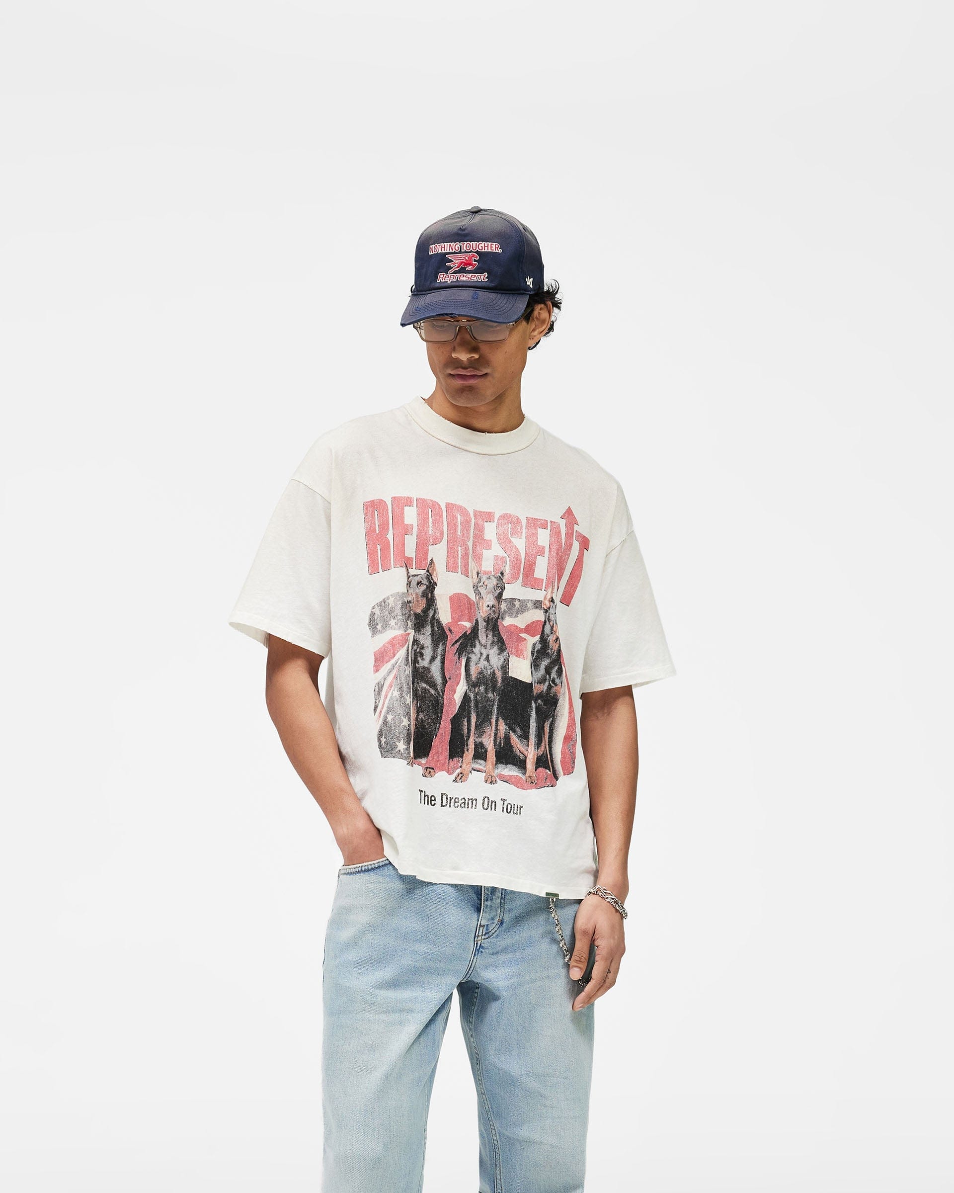 SS26 Dream On Tour T-Shirt - Washed Ecru
