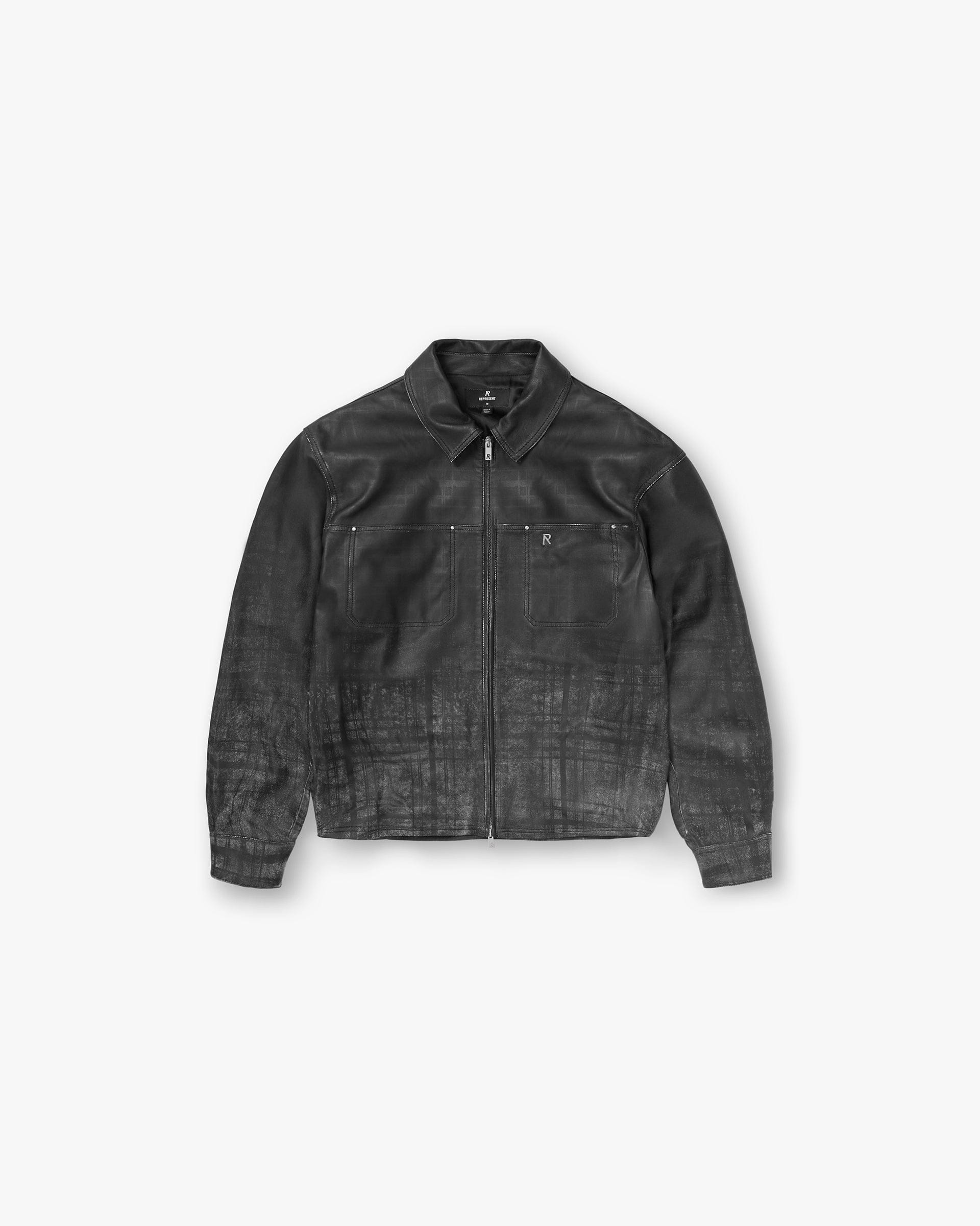 SS26 Rodeo Leather Jacket - Jet Black