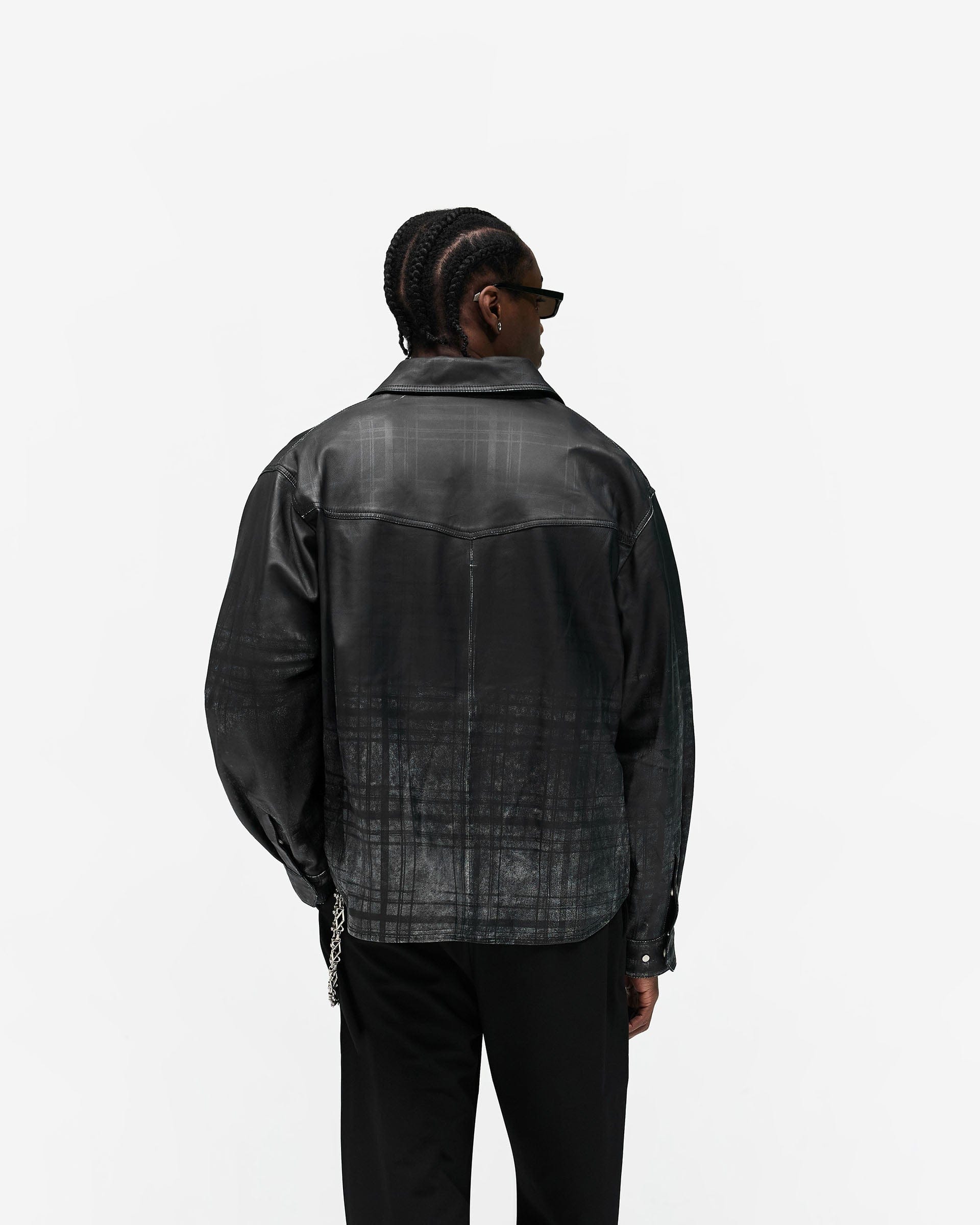 SS26 Rodeo Leather Jacket - Jet Black