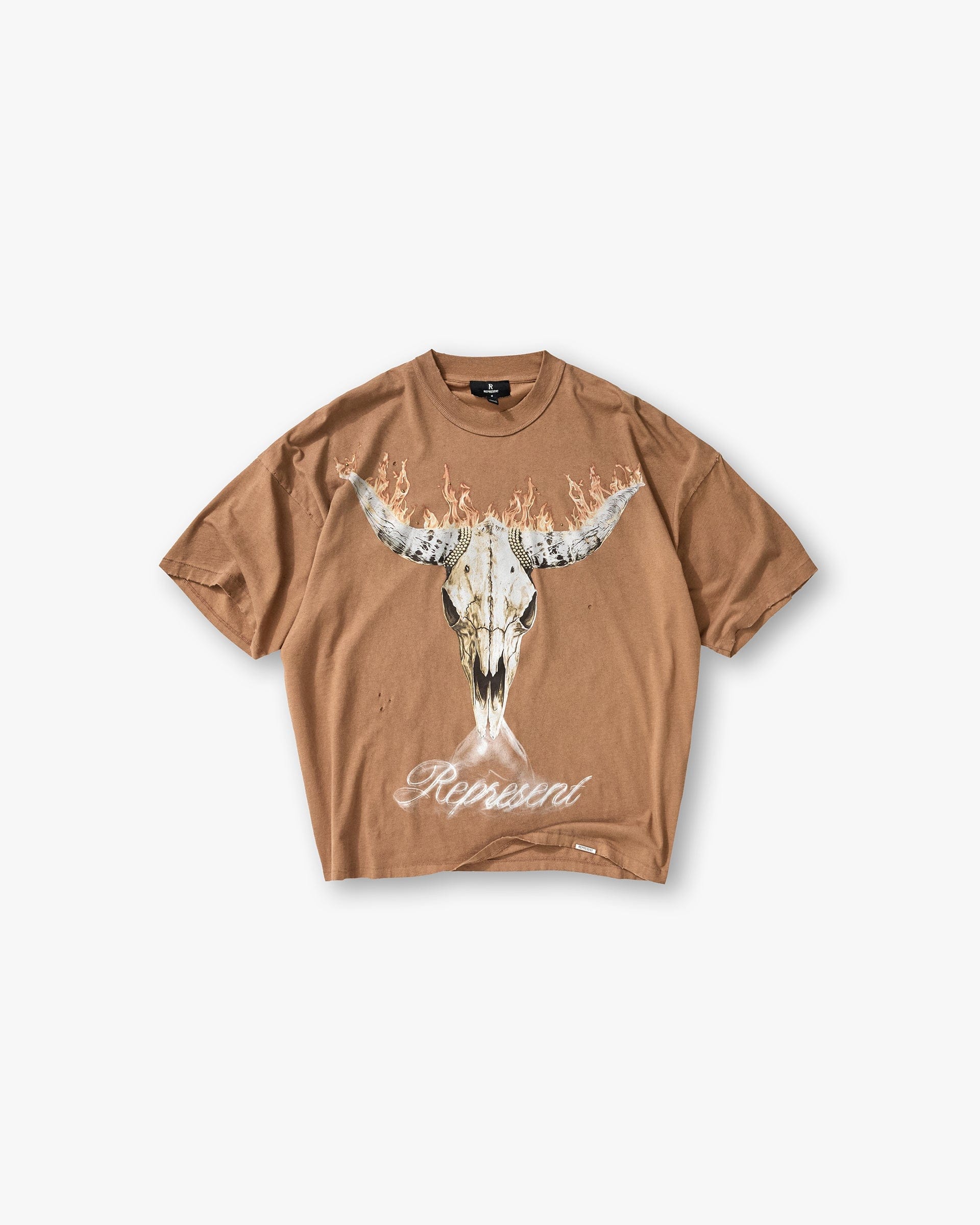 SS26 British Cowboys T-Shirt - Dusty Brown