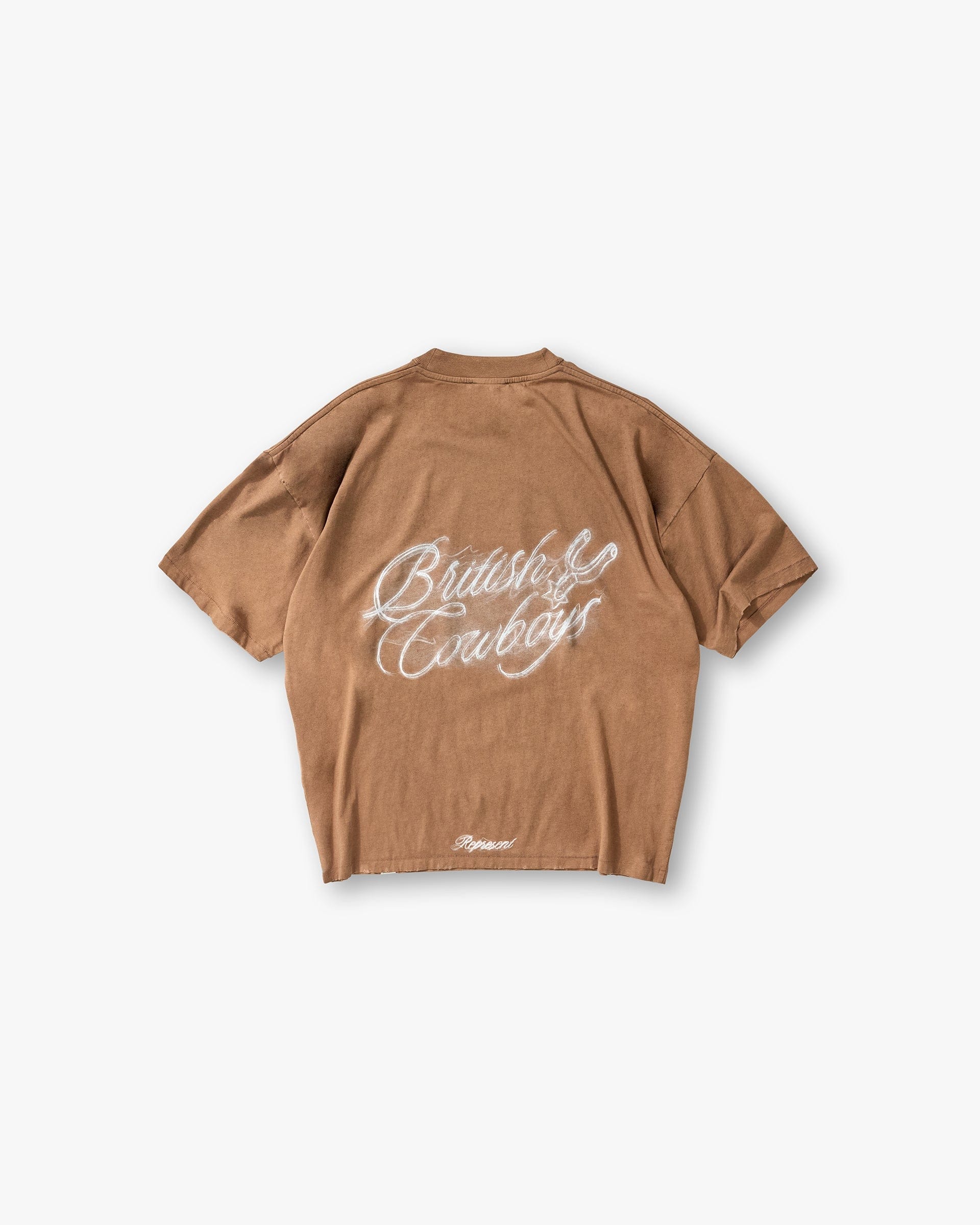 SS26 British Cowboys T-Shirt - Dusty Brown