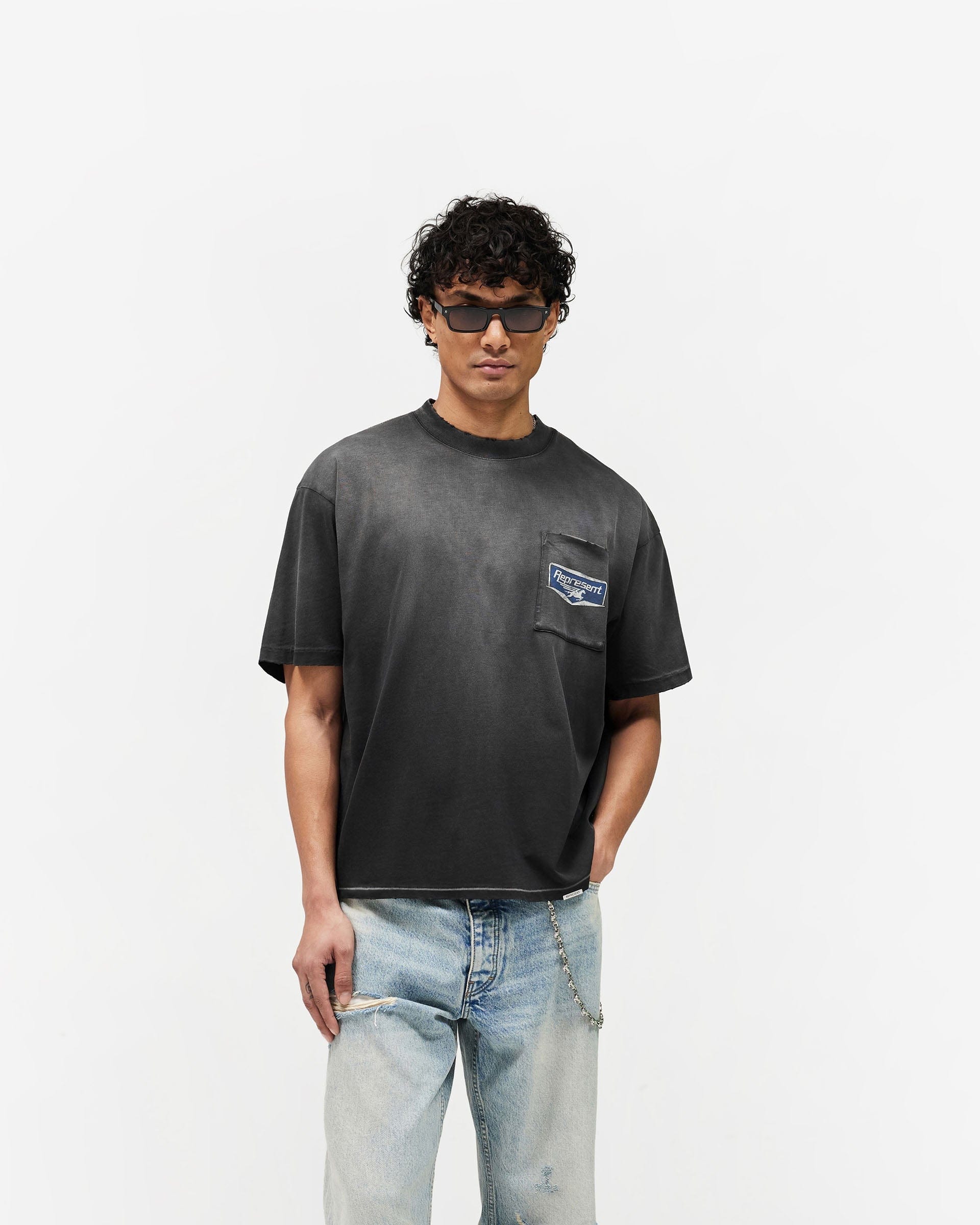 SS26 Nothing Faster T-Shirt - Stained Black