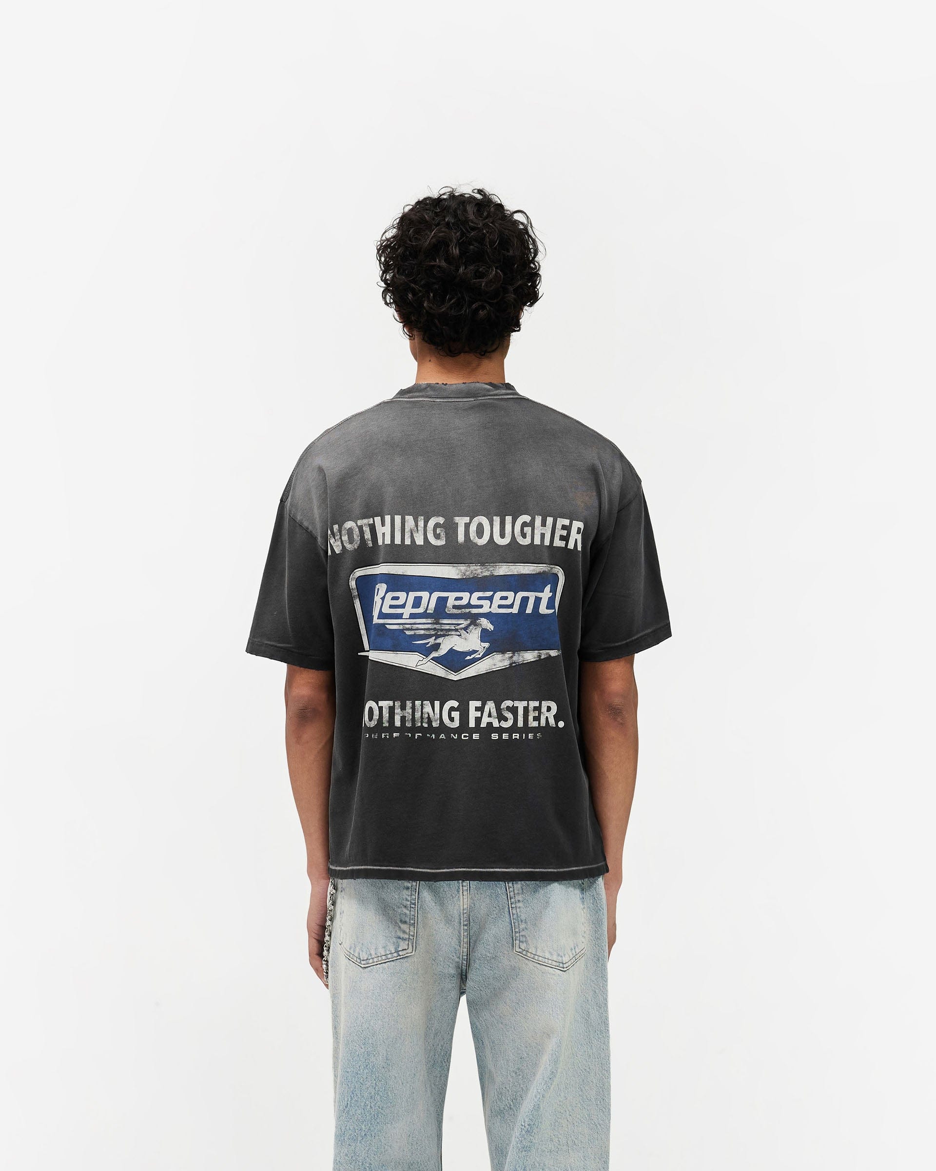 SS26 Nothing Faster T-Shirt - Stained Black