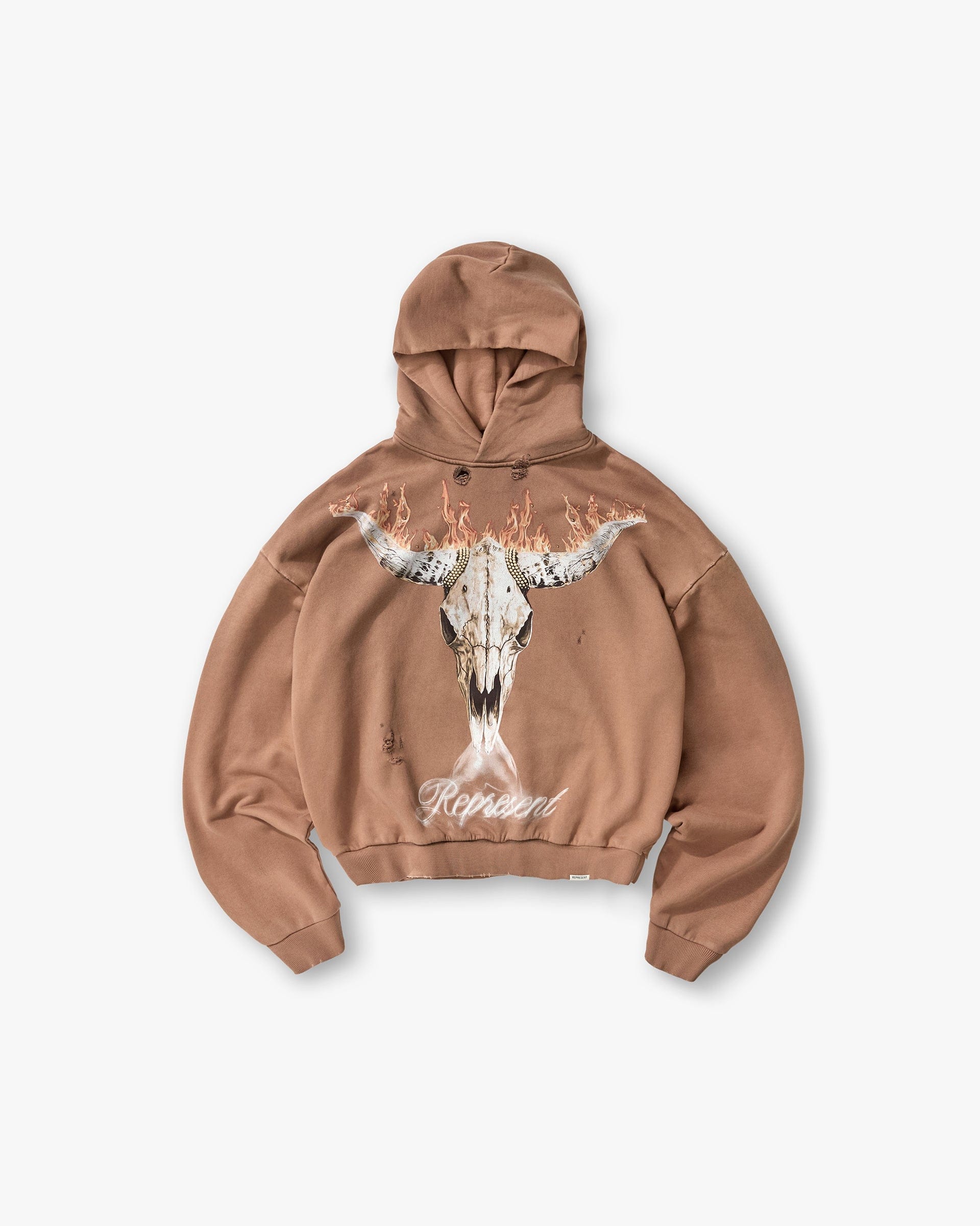 SS26 British Cowboys Hoodie - Dusty Brown