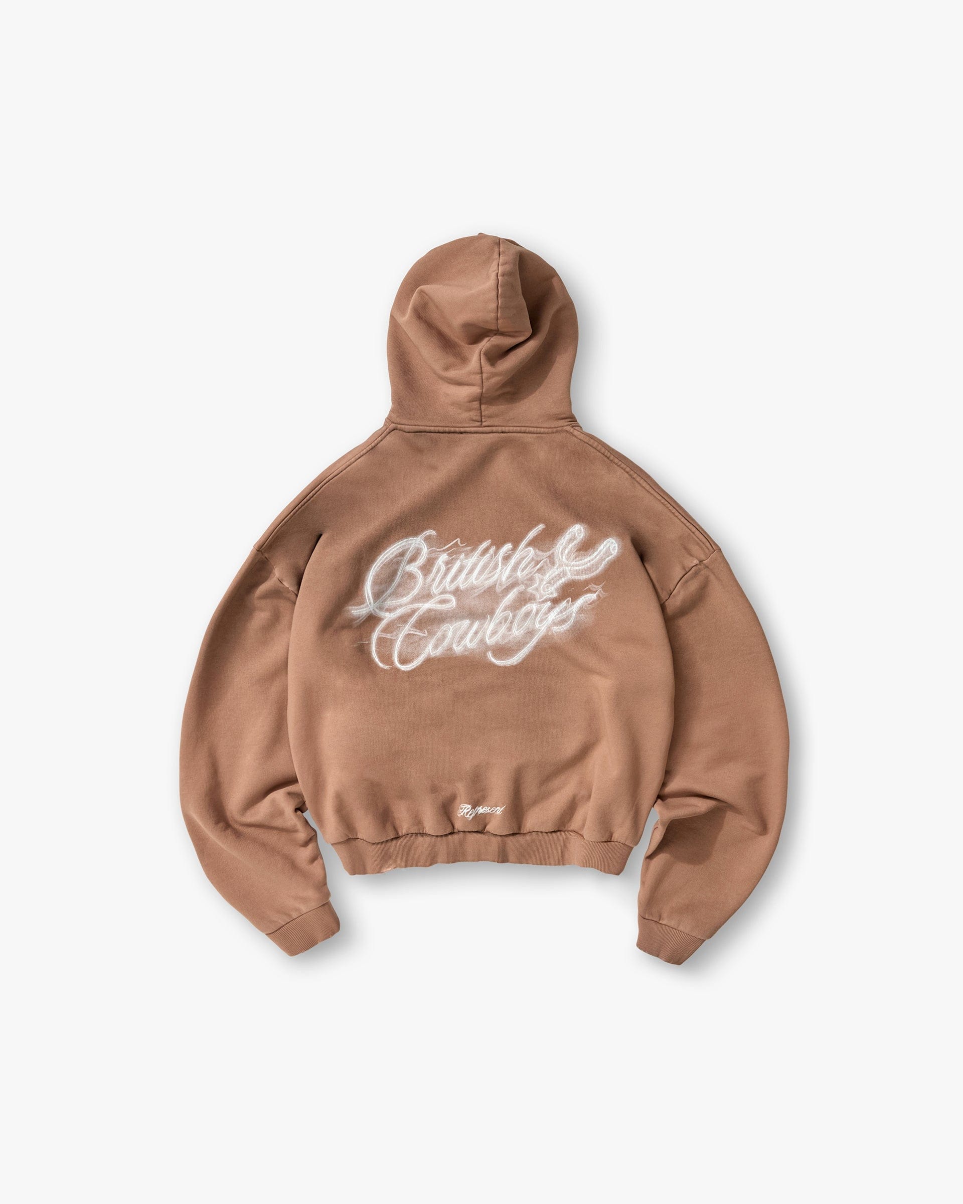 SS26 British Cowboys Hoodie - Dusty Brown