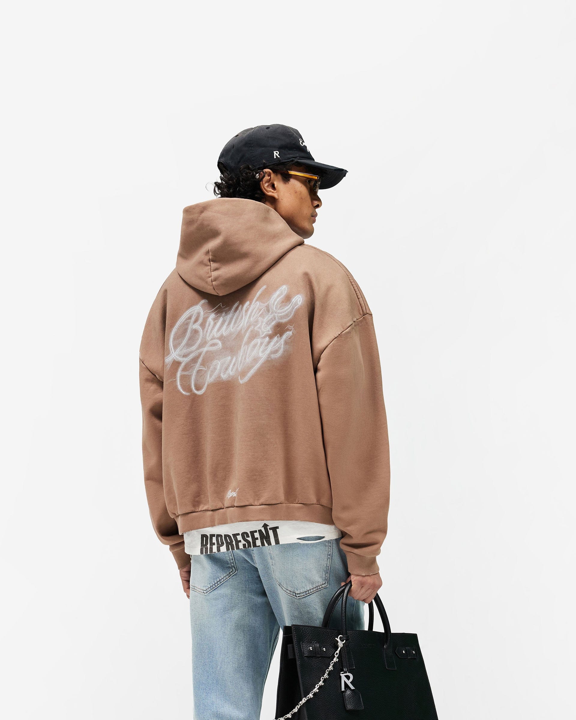SS26 British Cowboys Hoodie - Dusty Brown