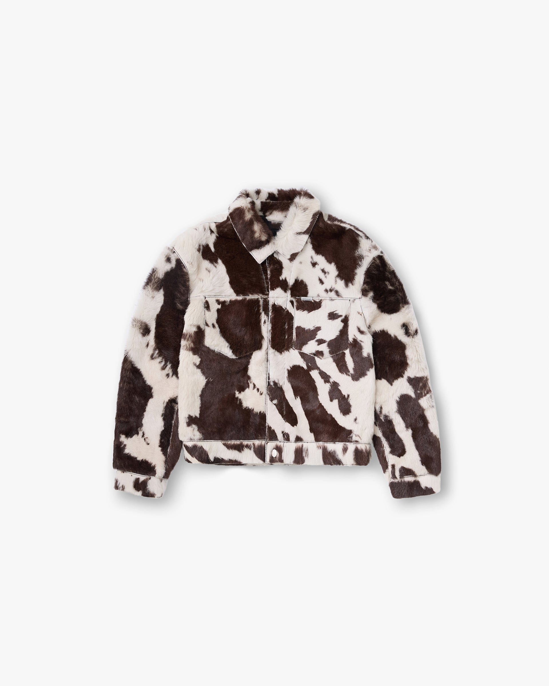 SS26 Cowhide Trucker Jacket - Multi