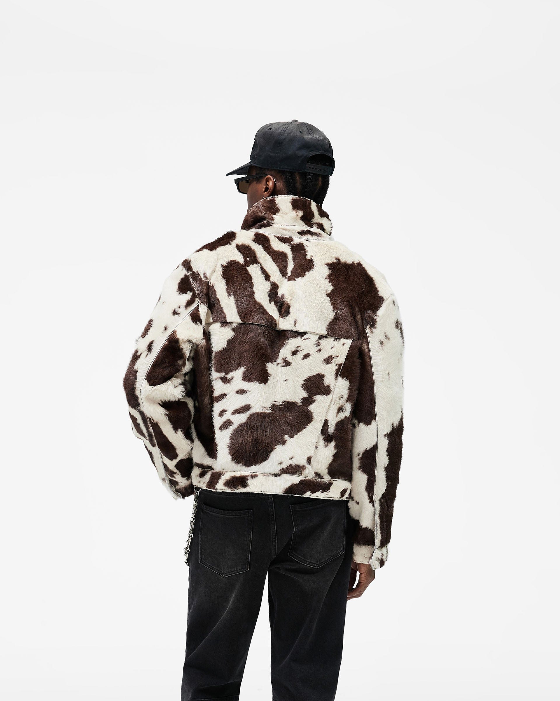 SS26 Cowhide Trucker Jacket - Multi