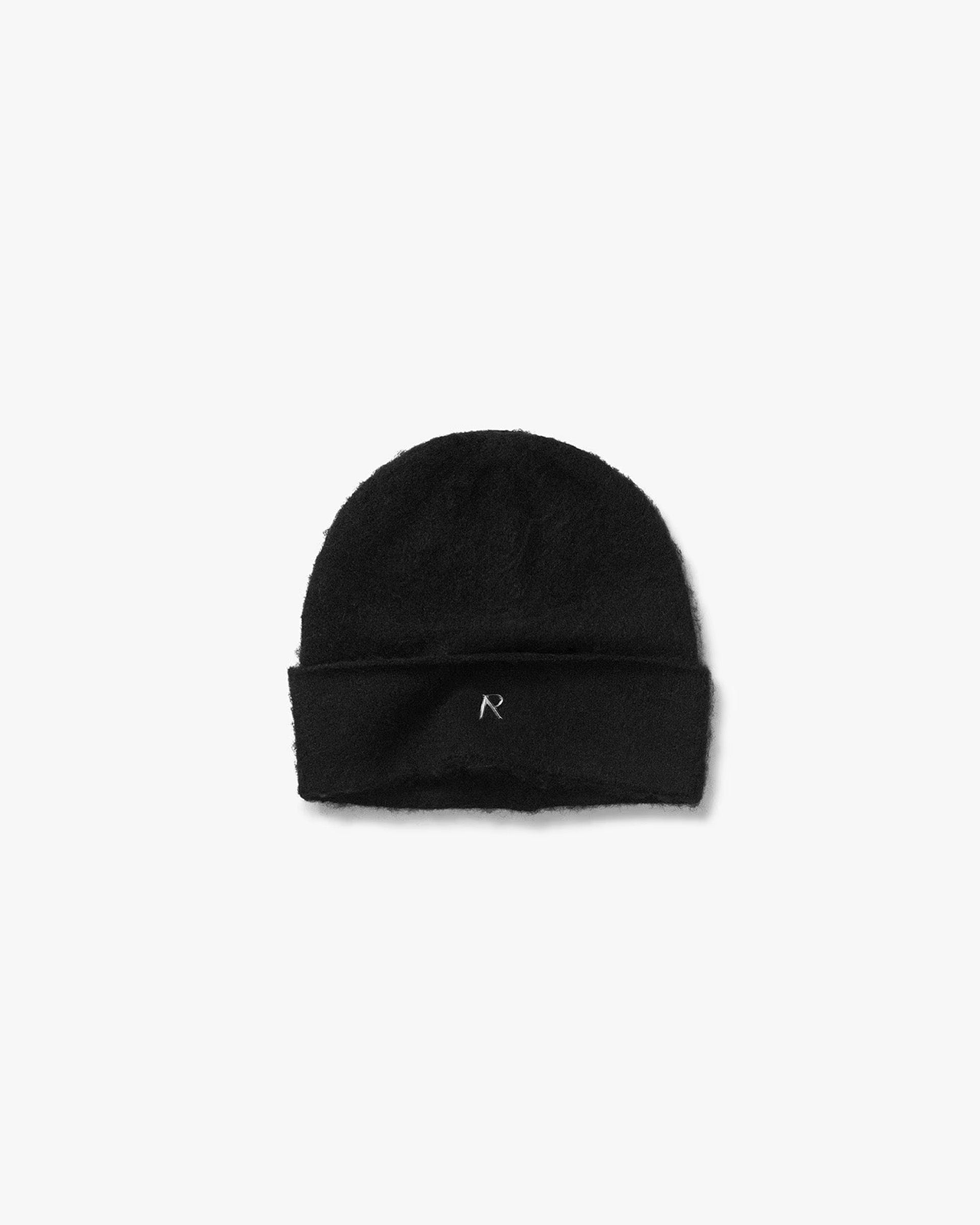 FW25 Textured Knit Beanie - Jet Black