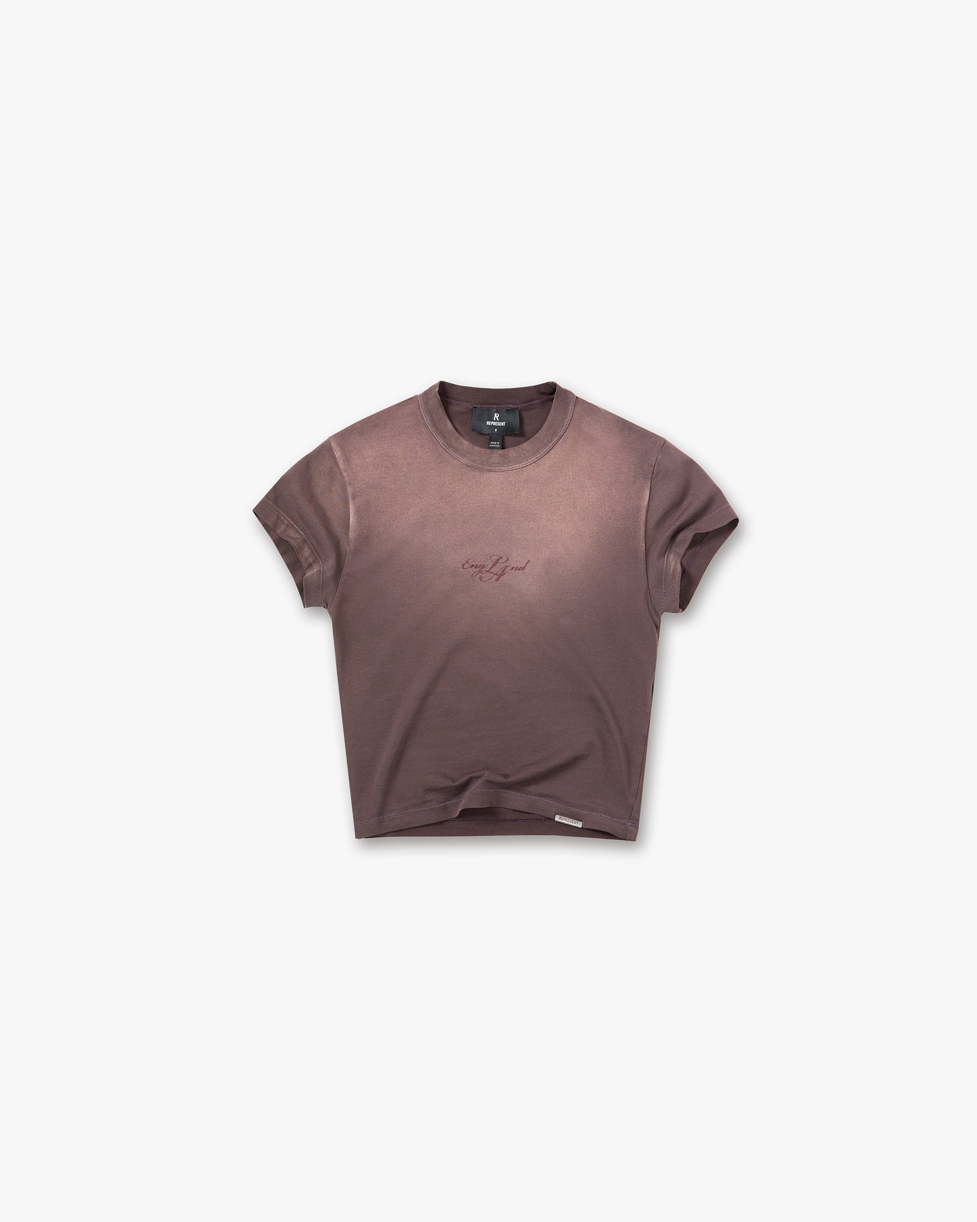 EngLAnd Baby Tee - Washed Brown