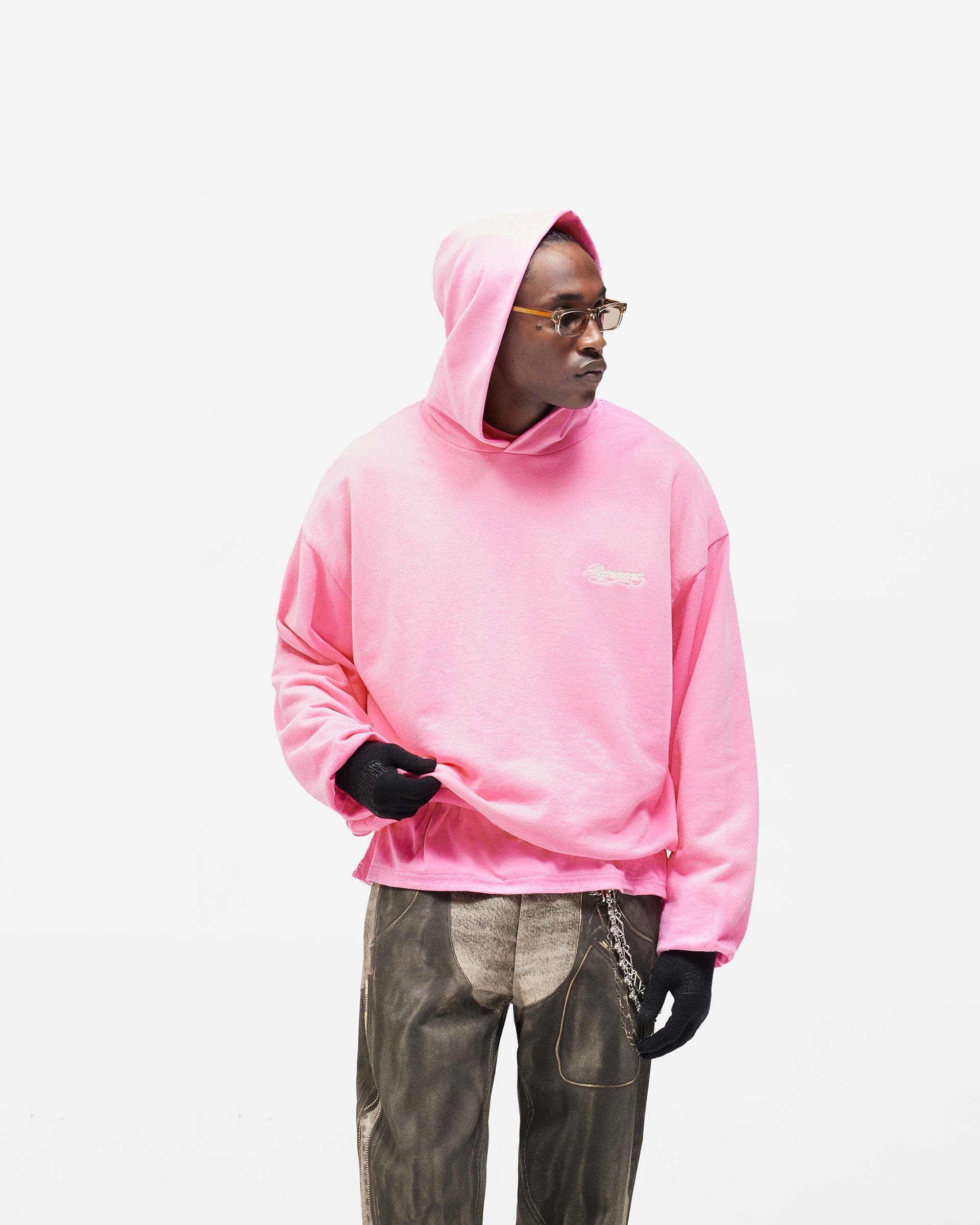 BF25 Dual Layer Script Hoodie - Candy