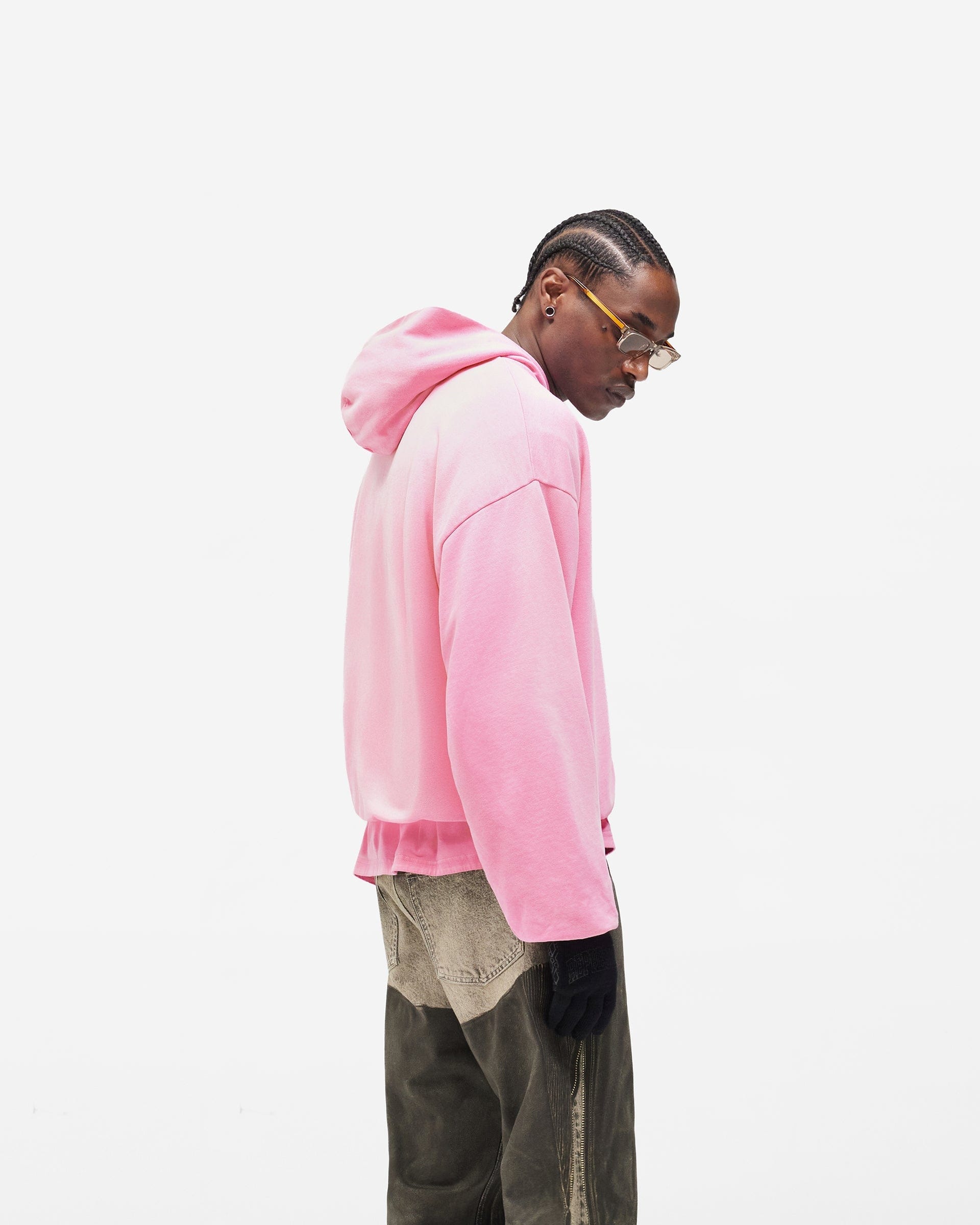 BF25 Dual Layer Script Hoodie - Candy