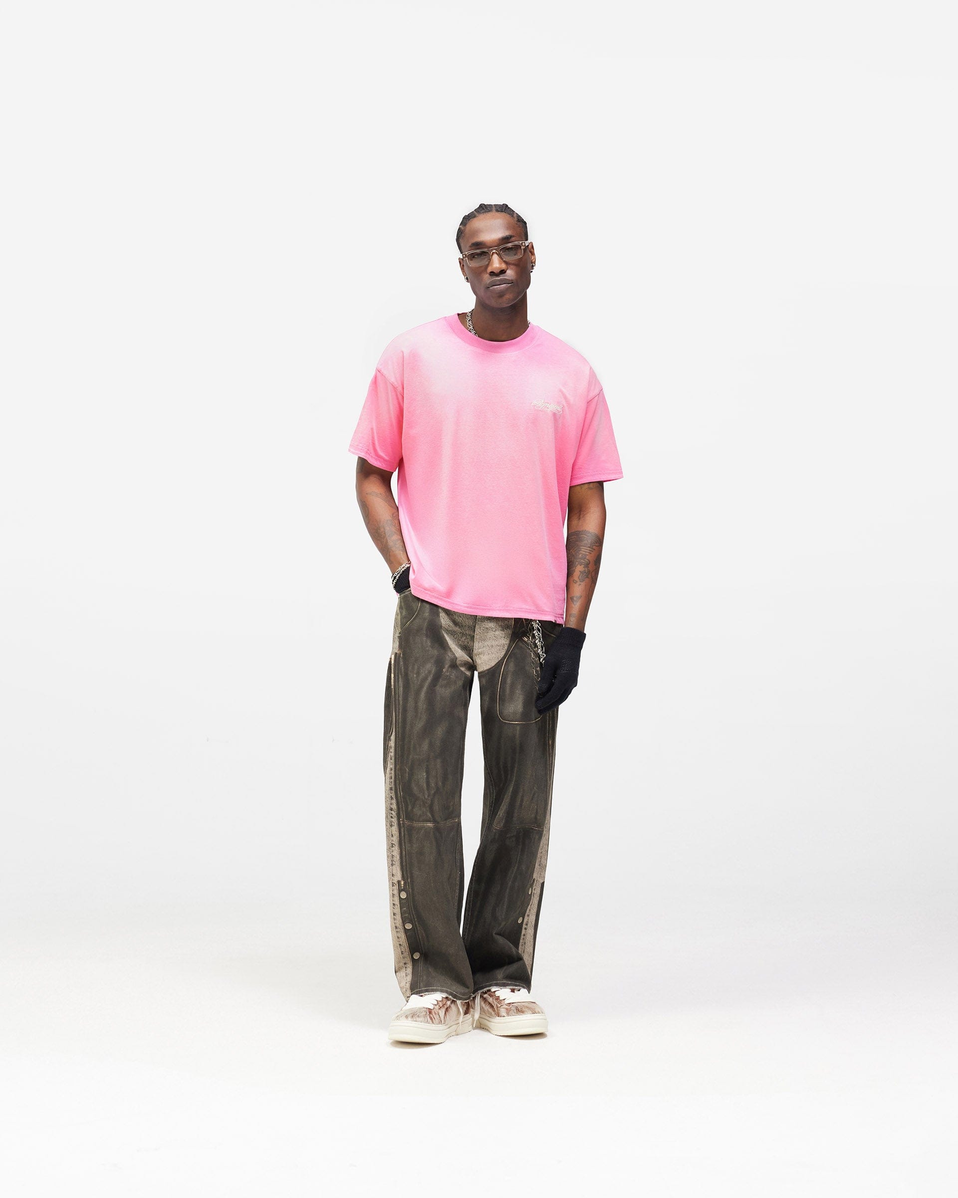 BF25 Dual Layer Script T-Shirt - Candy