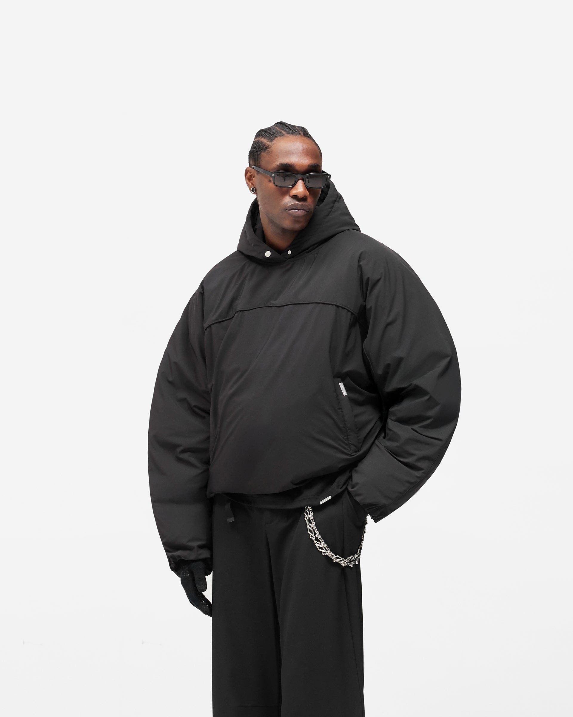 BF25 Arch Pullover Puffer - Jet Black