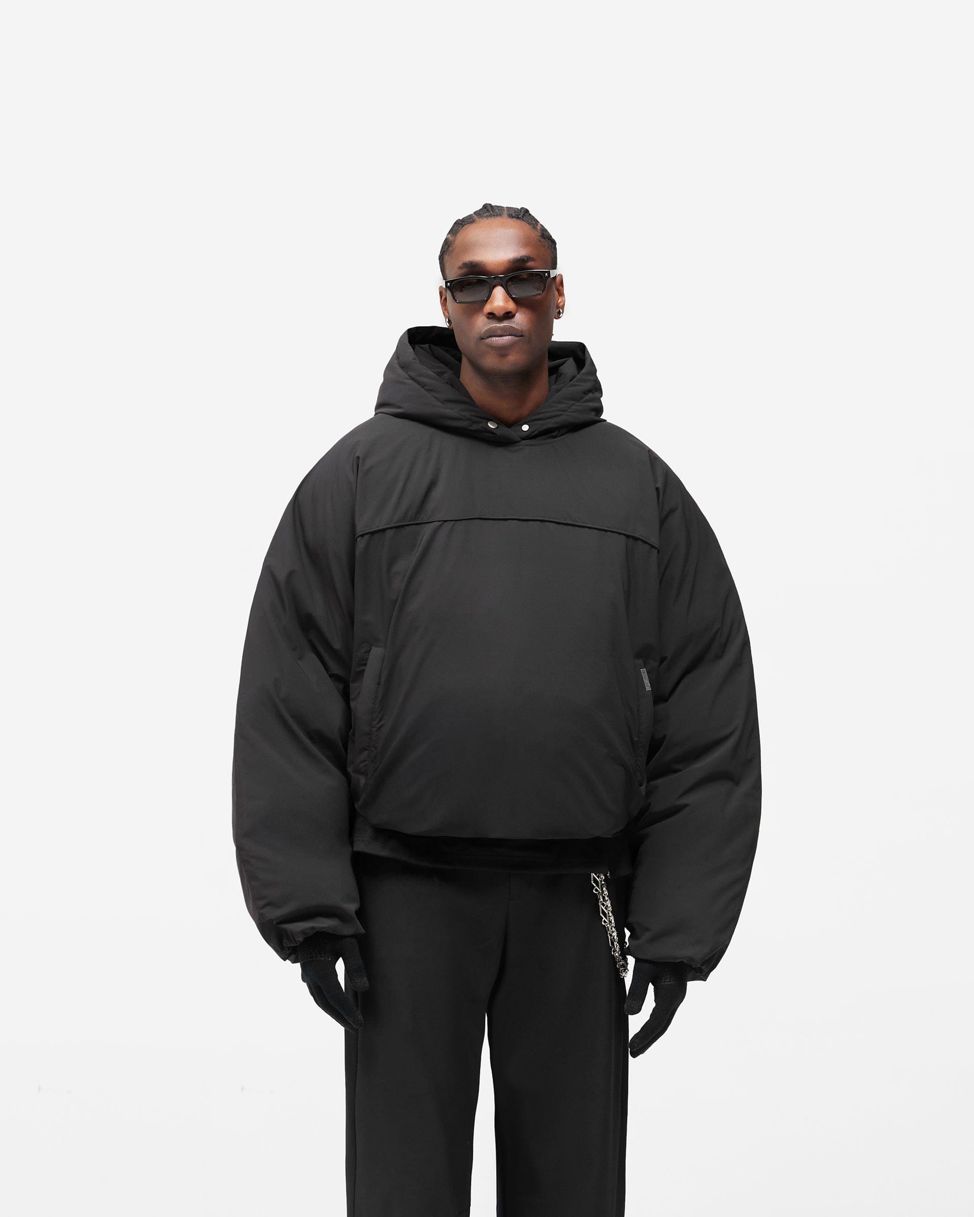BF25 Arch Pullover Puffer - Jet Black