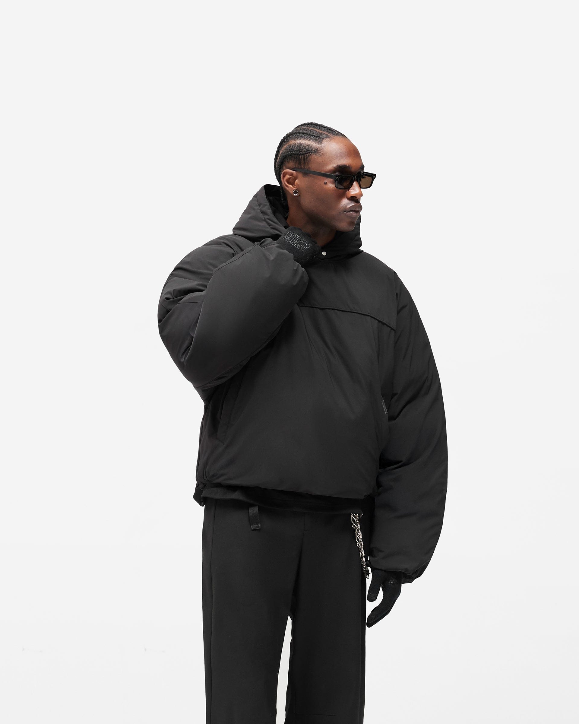 BF25 Arch Pullover Puffer - Jet Black