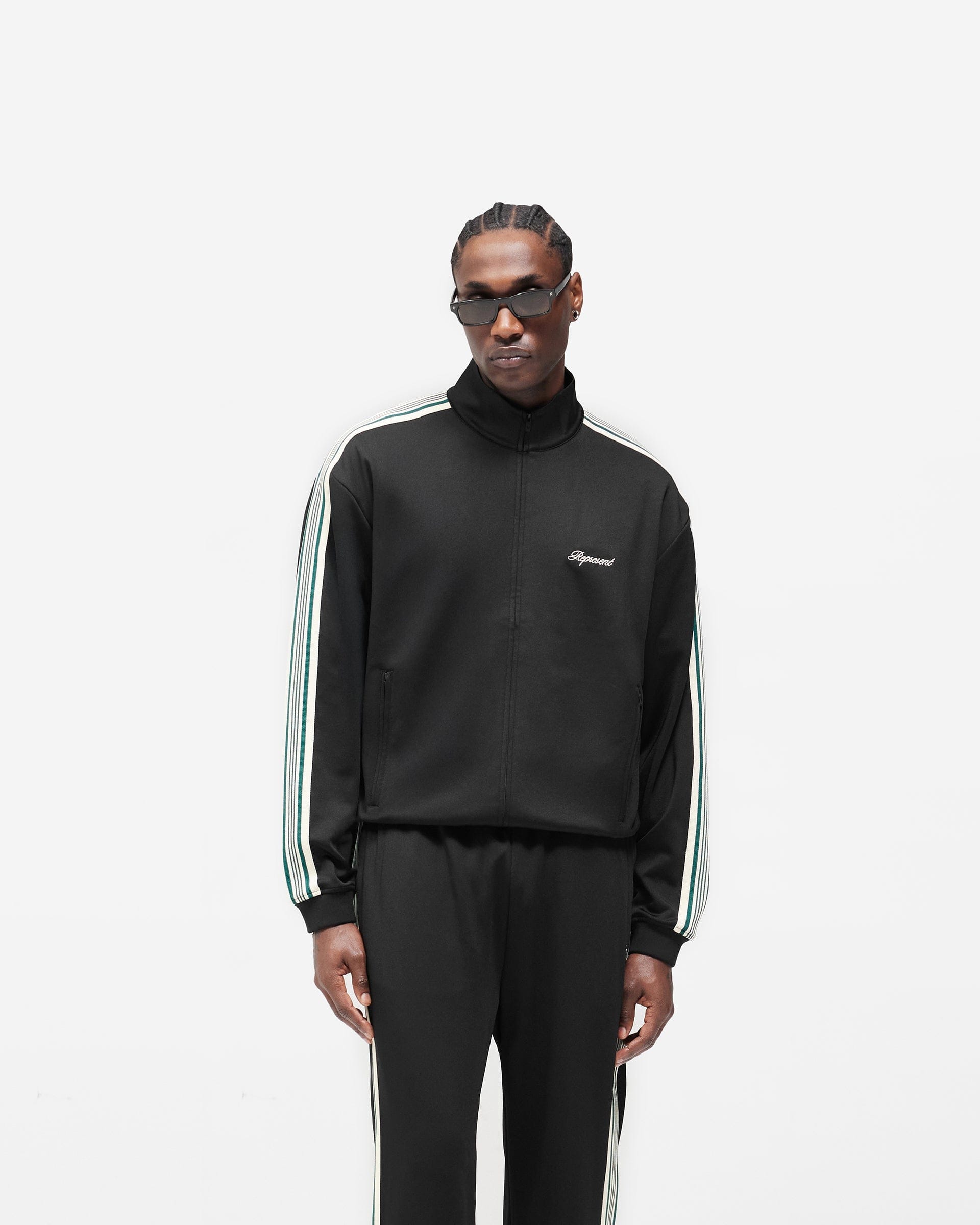 BF25 Taped Track Jacket - Jet Black
