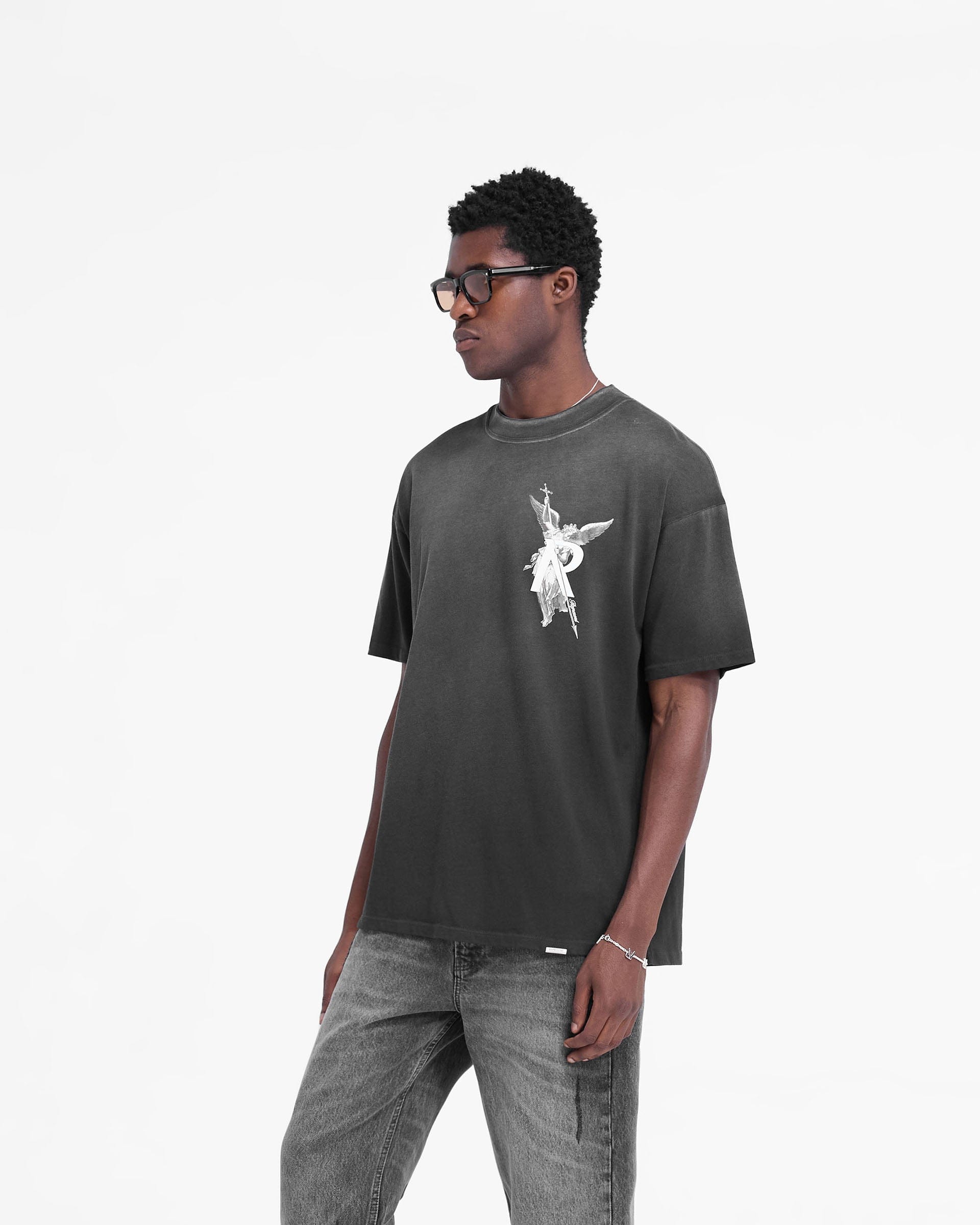 FW24 Archangel T-Shirt - Stained Black