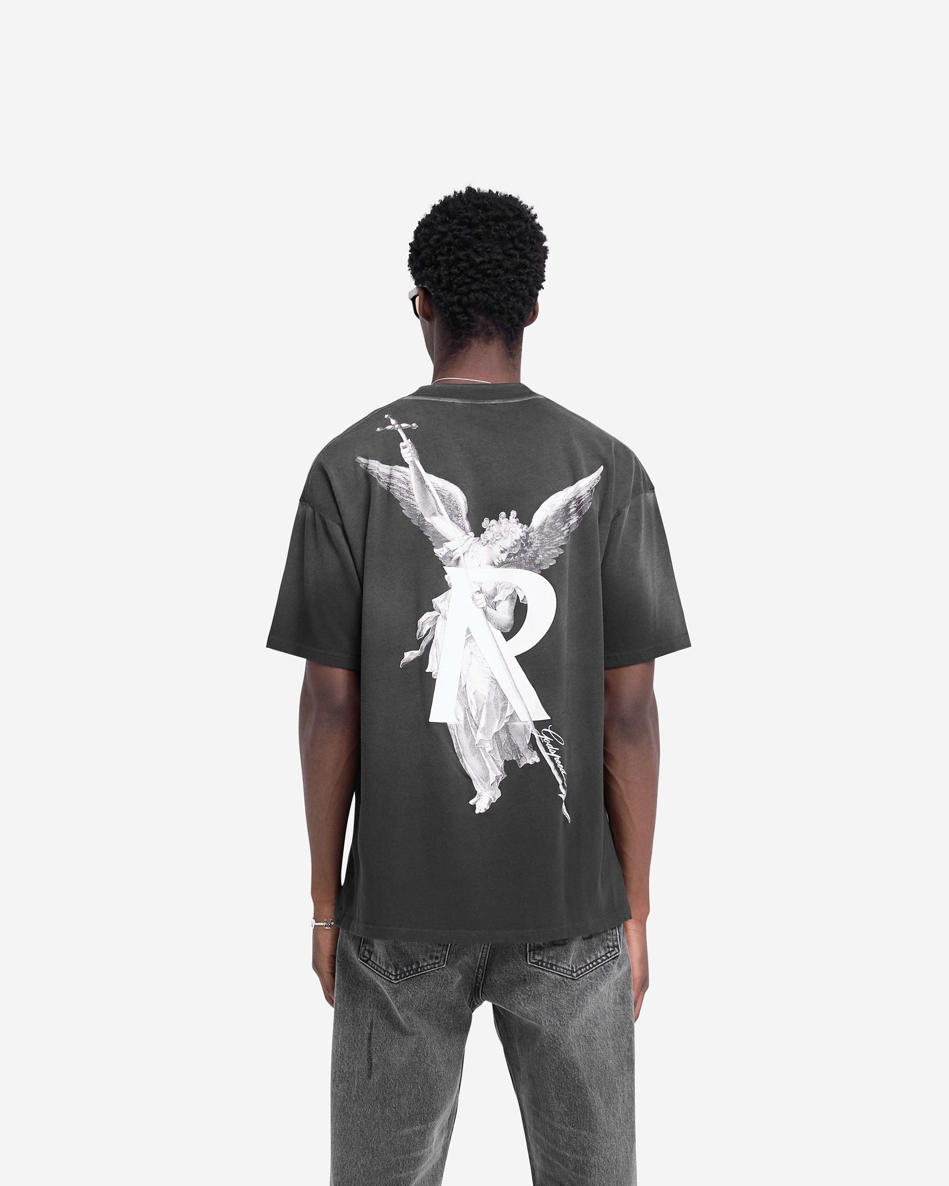 FW24 Archangel T-Shirt - Stained Black
