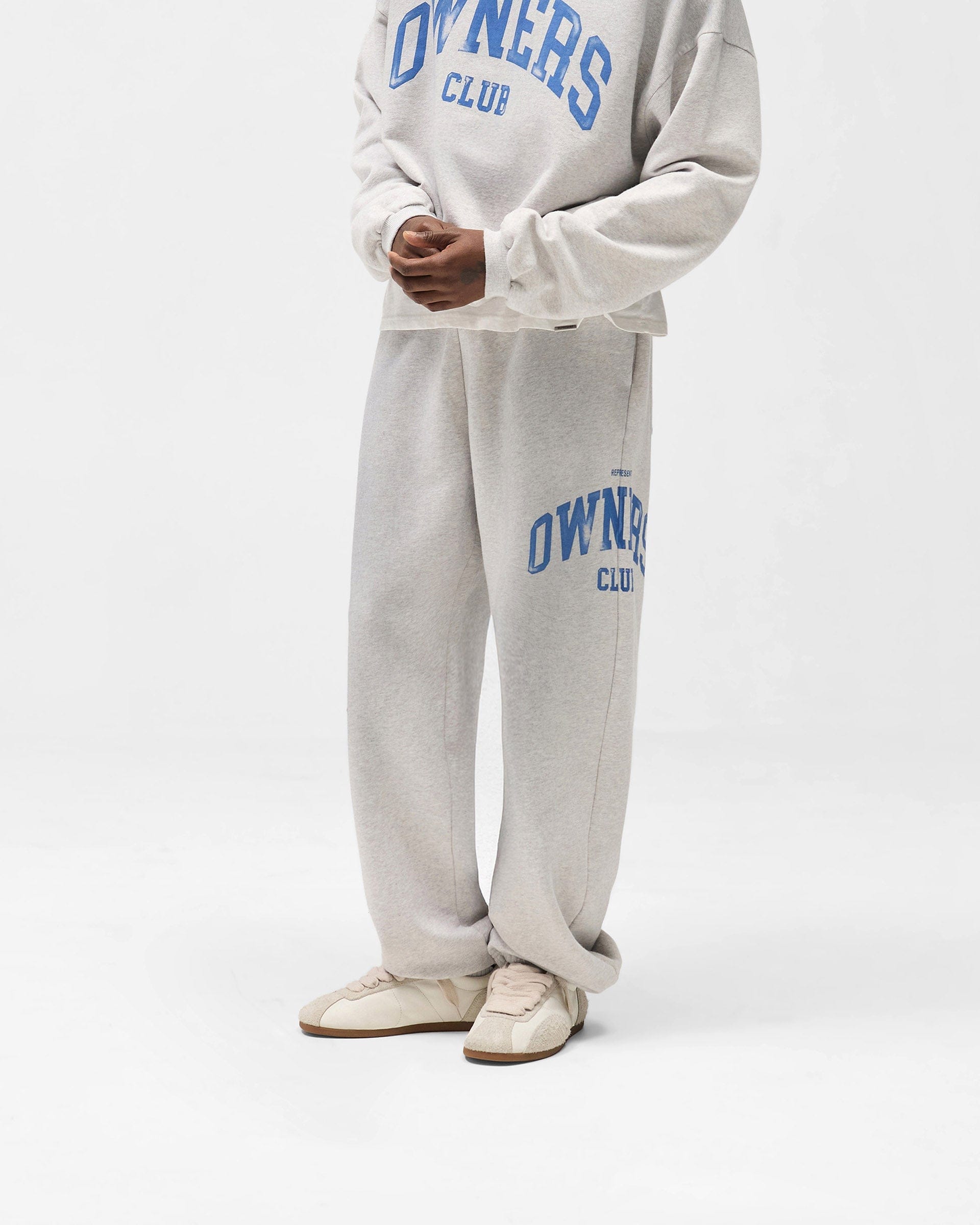 Owners Club Represent Owners Club Sweatpant - Sprayed Ice Grey Marl