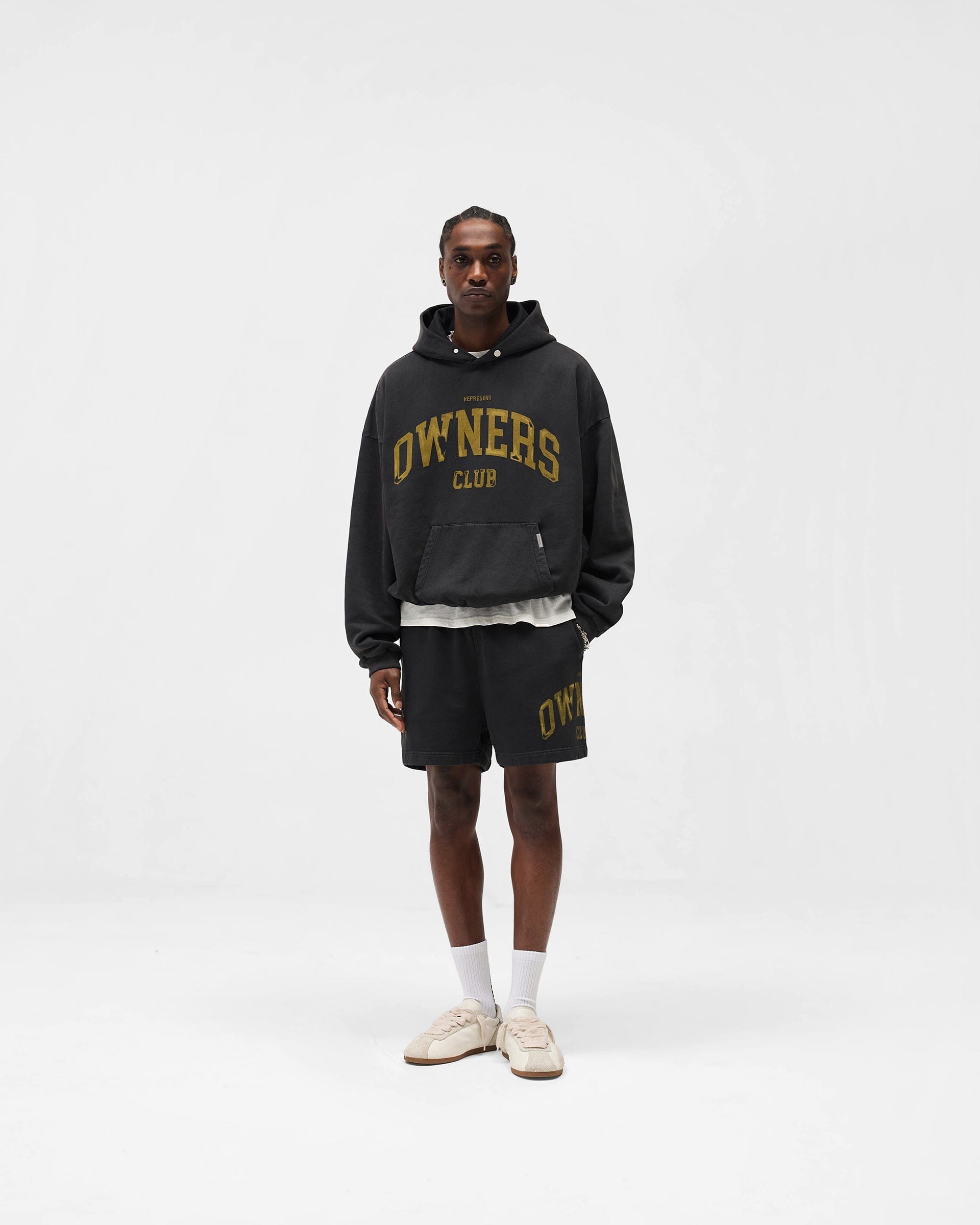 Owners Club Represent Owners Club Shorts - Faded Black
