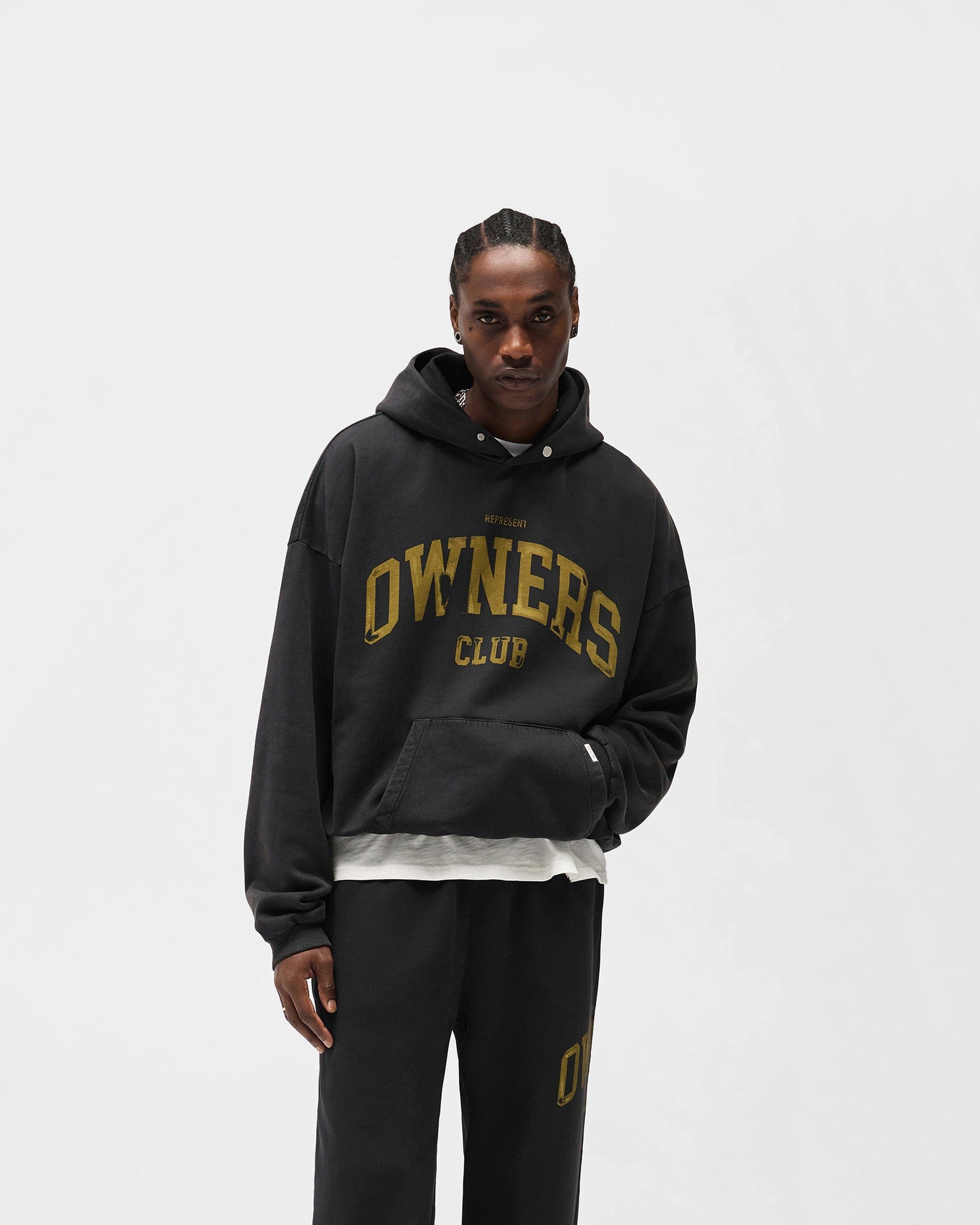 Owners Club Represent Owners Club Hoodie - Faded Black