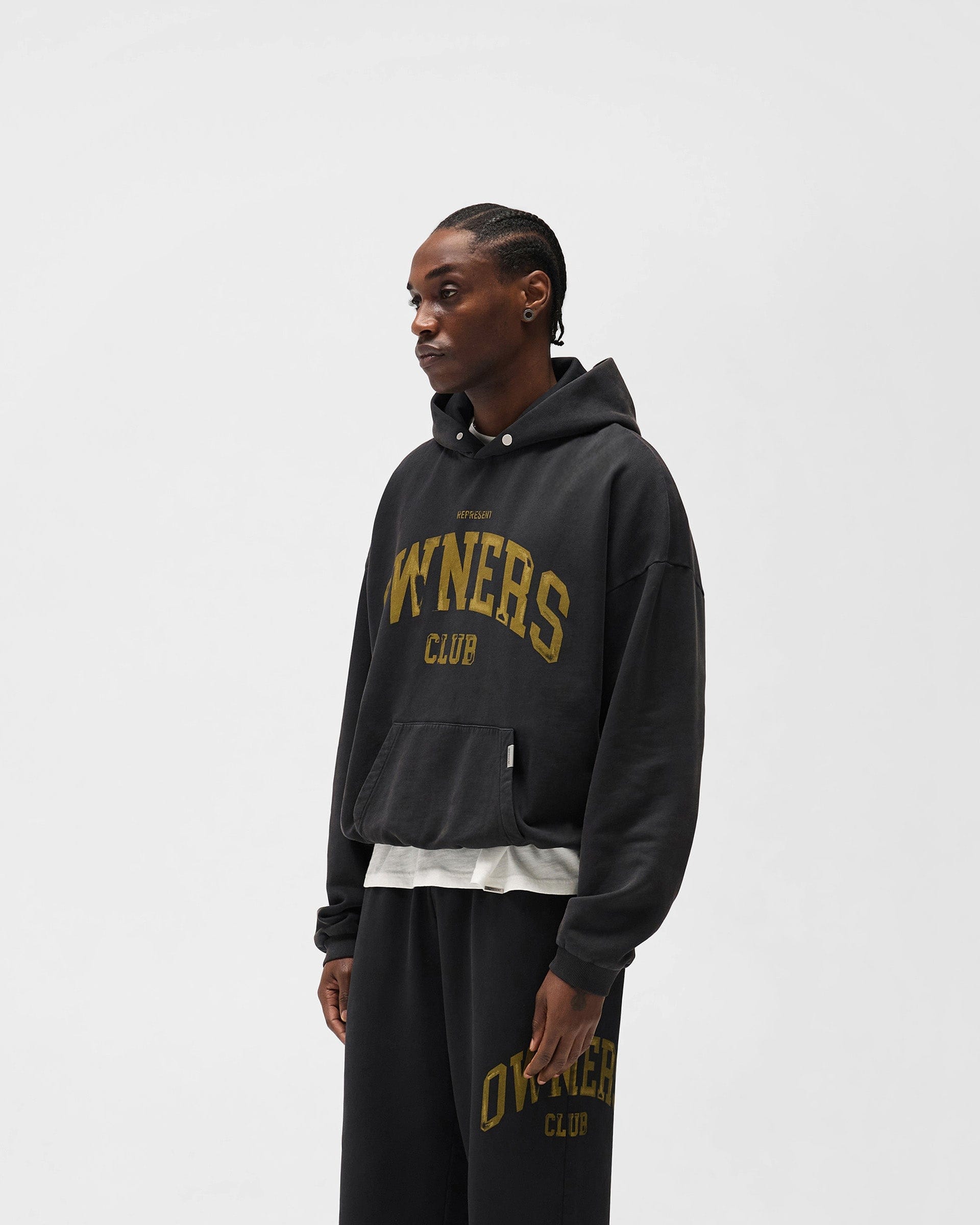 Owners Club Represent Owners Club Hoodie - Faded Black