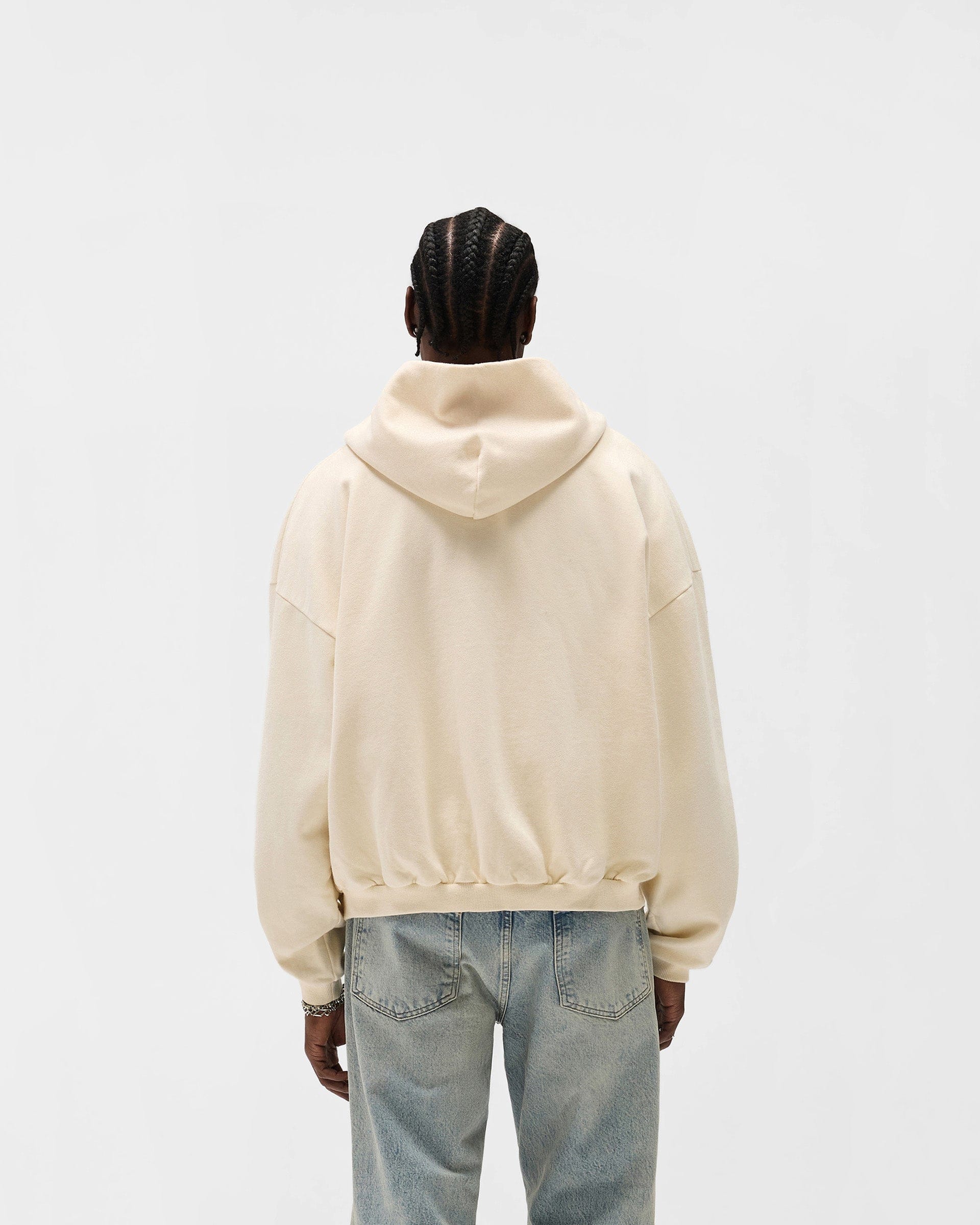 Owners Club Represent Owners Club Zip Through Hoodie - Buttercream
