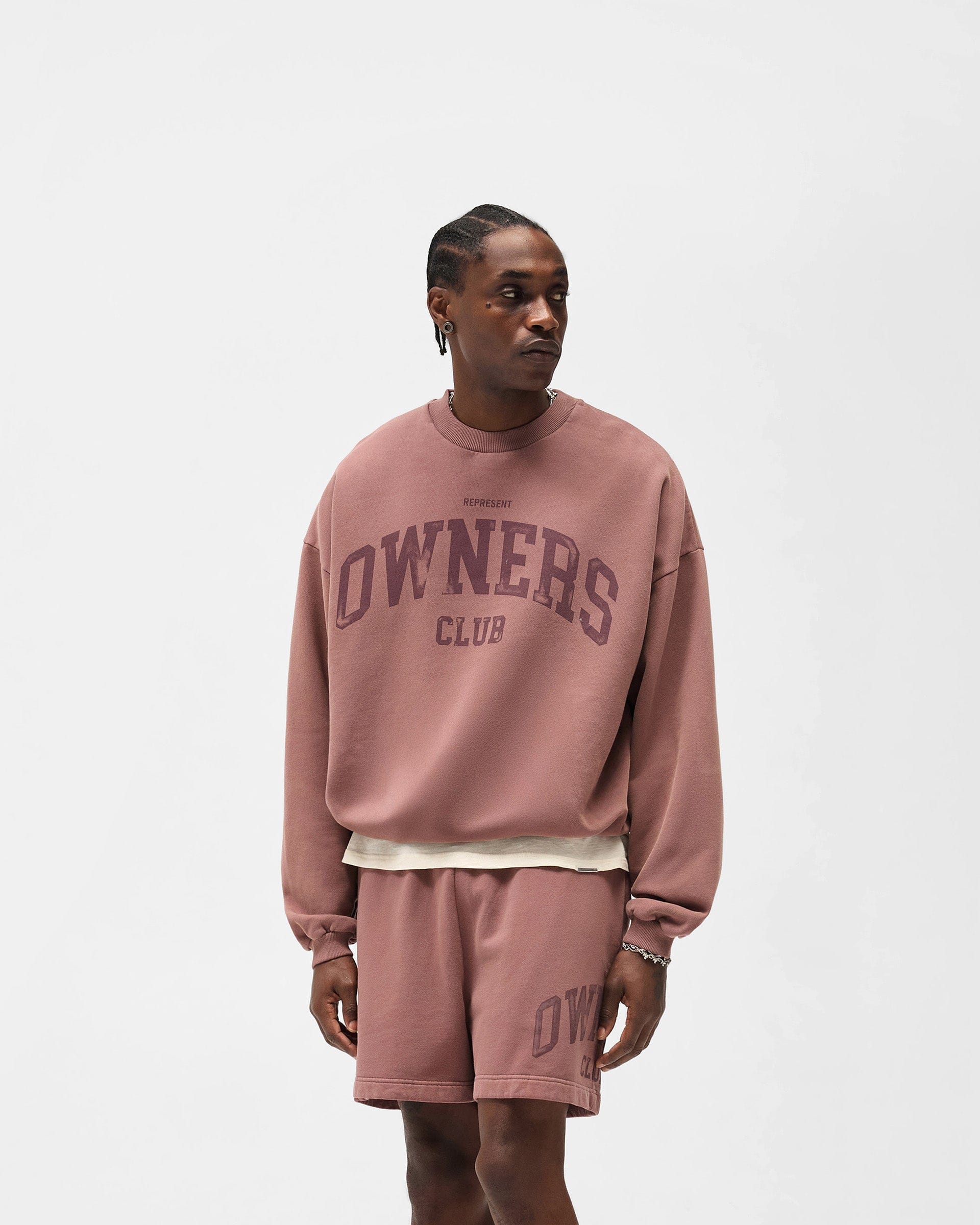 Owners Club Represent Owners Club Sweater - Smoked Rose