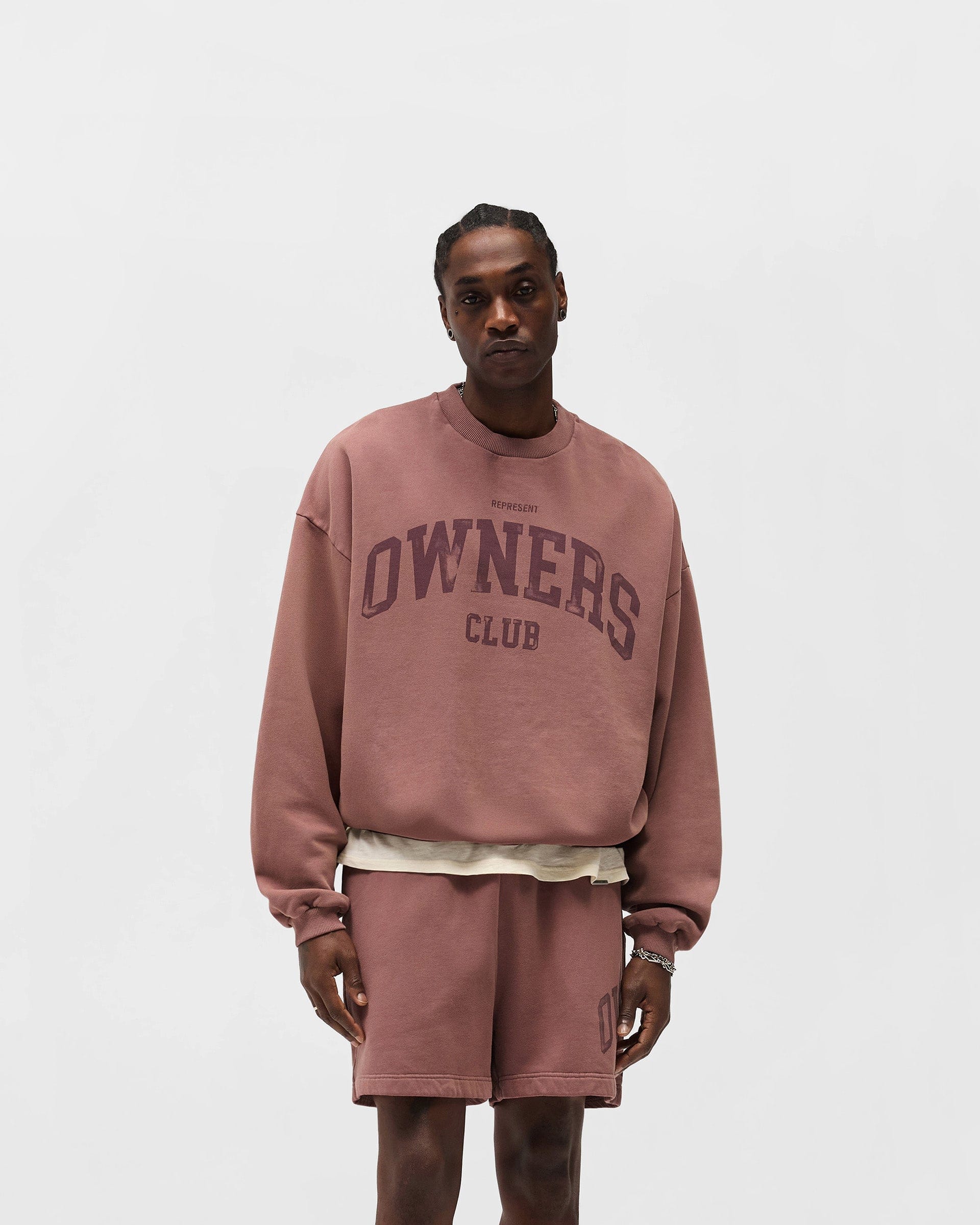 Owners Club Represent Owners Club Sweater - Smoked Rose