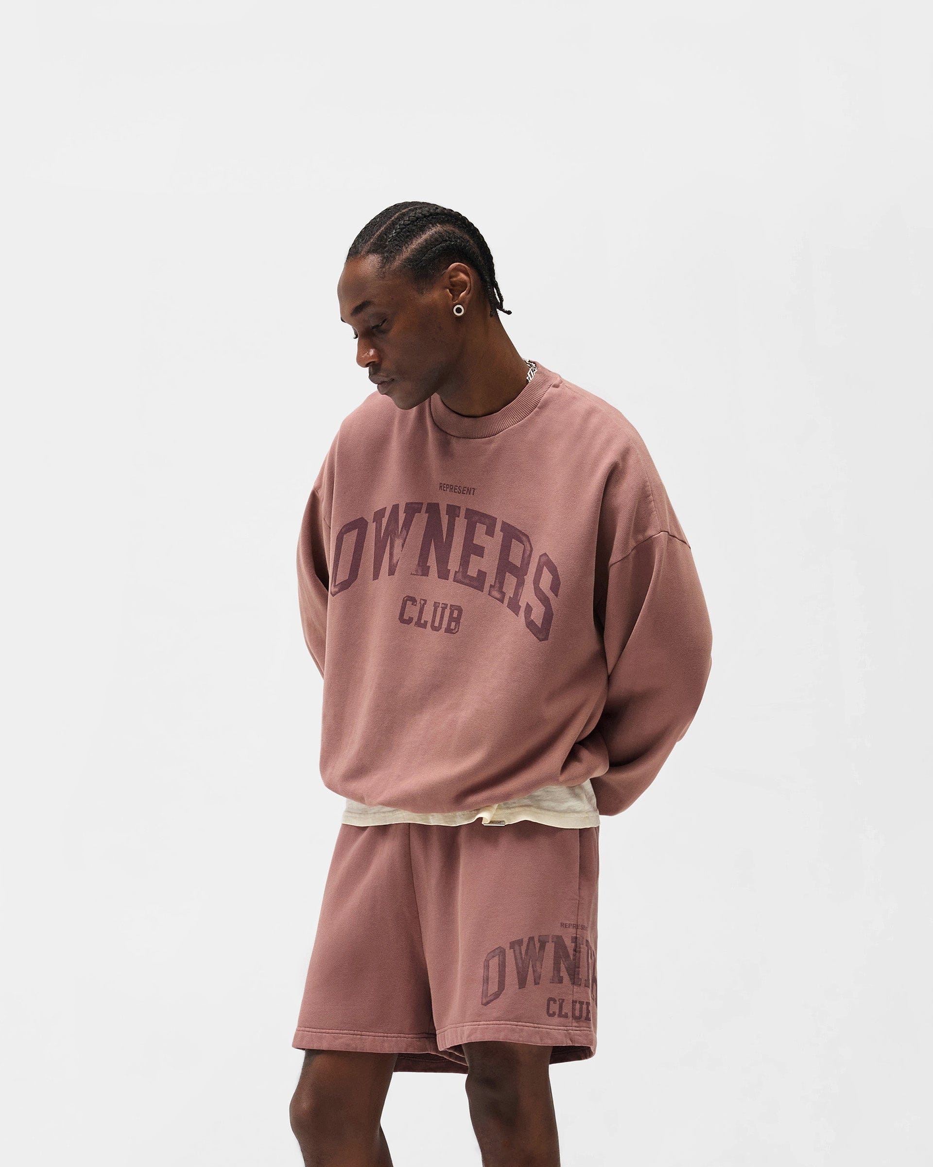 Owners Club Represent Owners Club Sweater - Smoked Rose