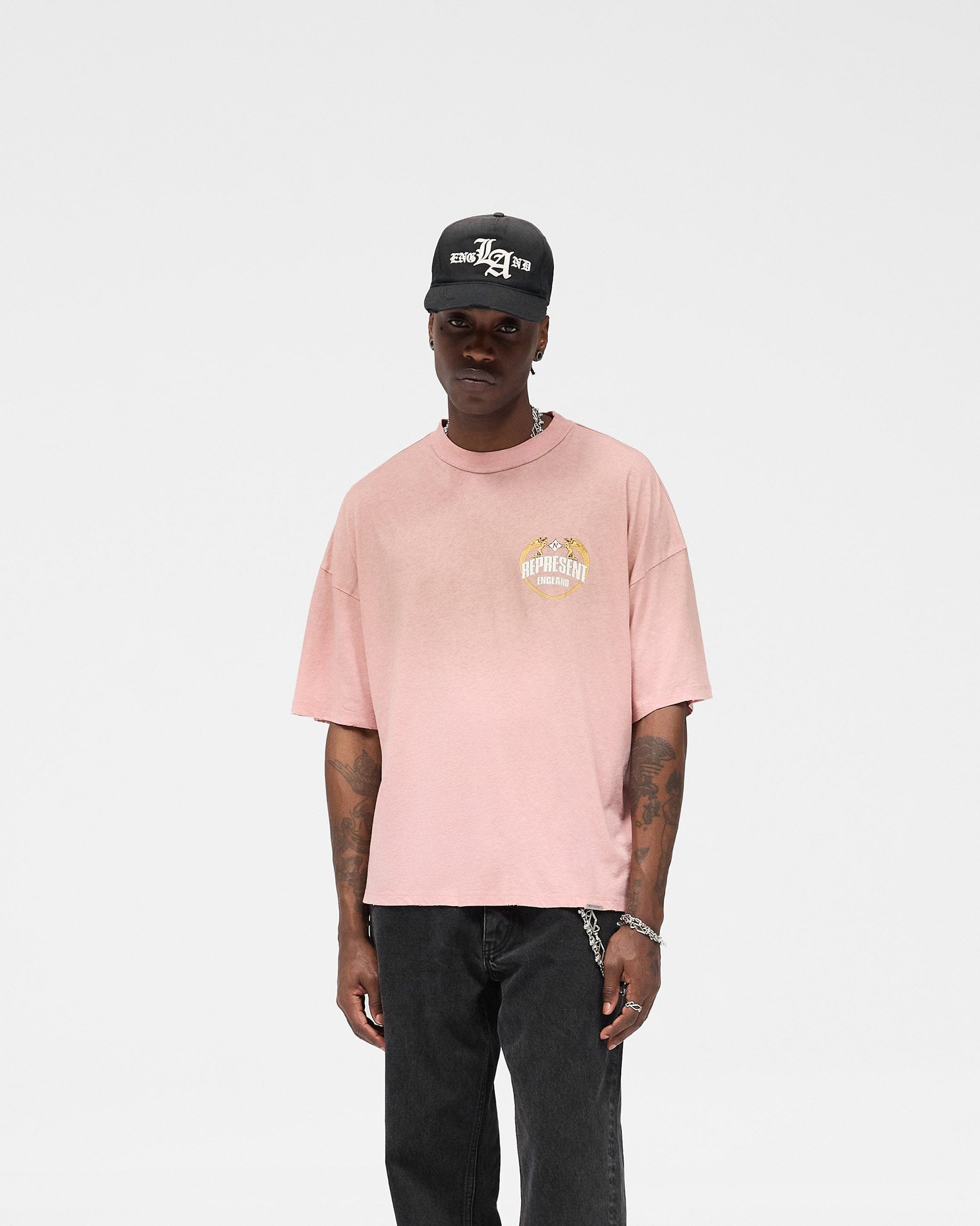 FW25 Angel Border T-Shirt - Quartz