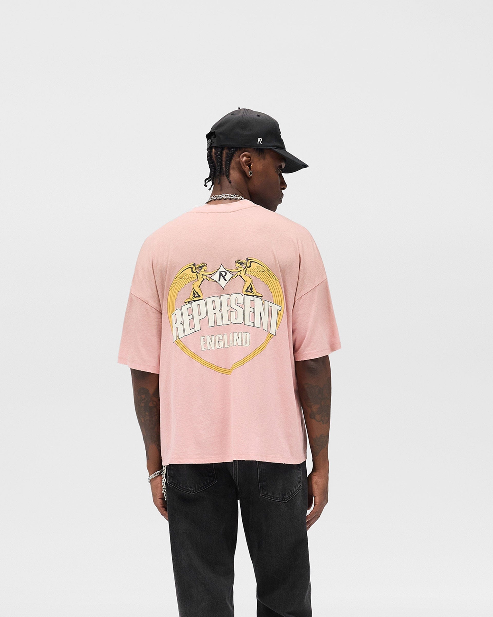 FW25 Angel Border T-Shirt - Quartz