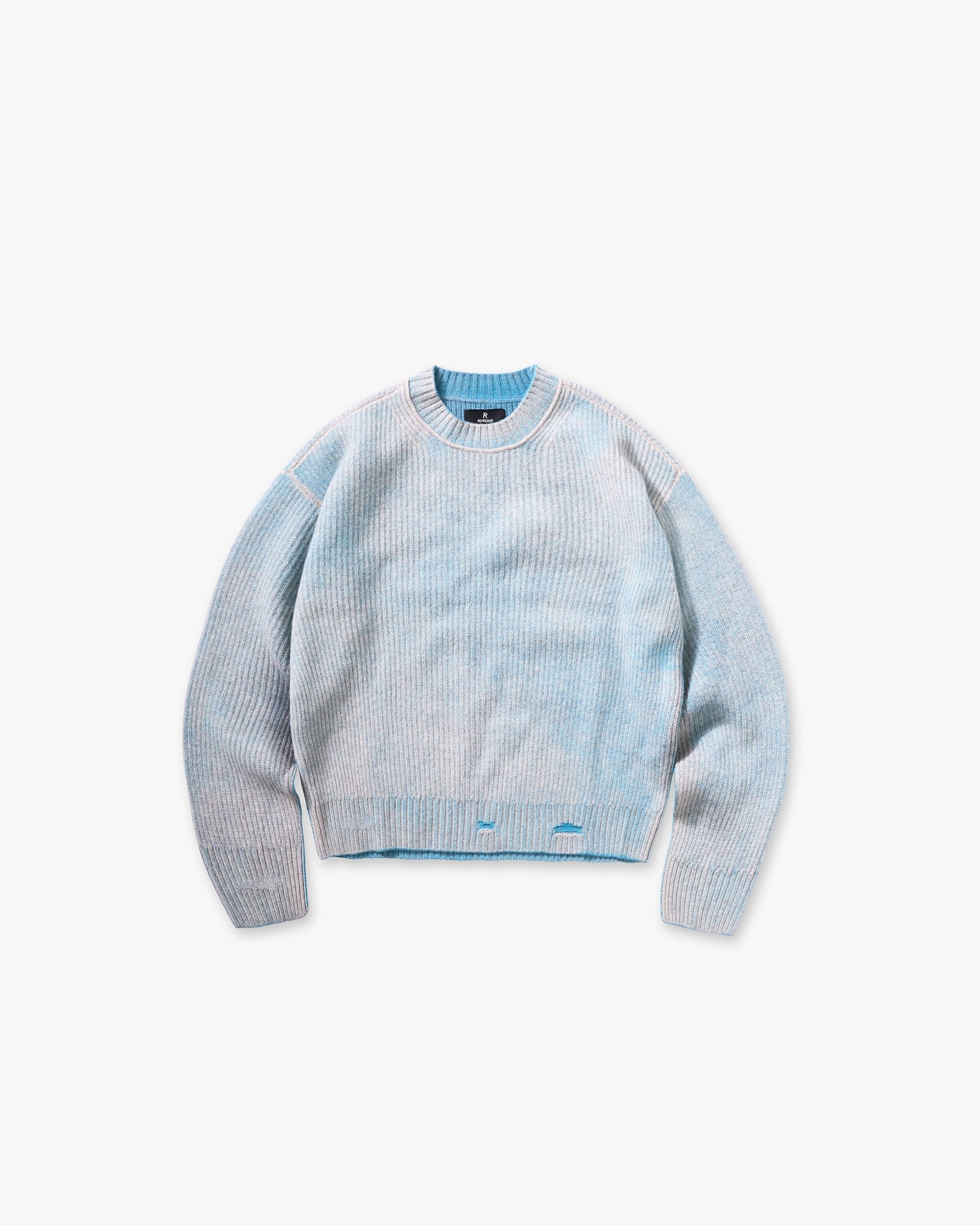 FW25 Reversible Fade Out Sweater - Cloud