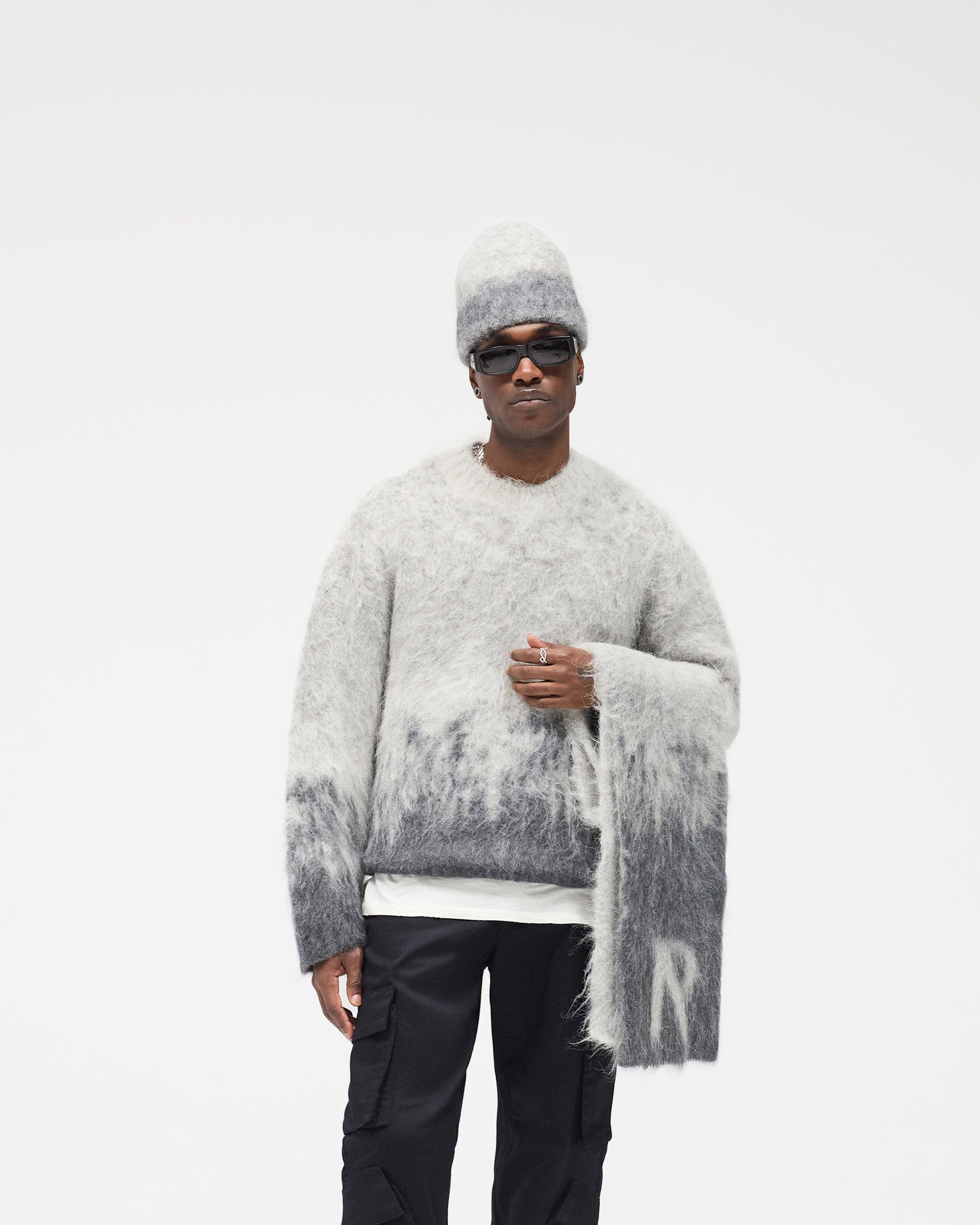 FW25 Ombre Sweater - Light Grey