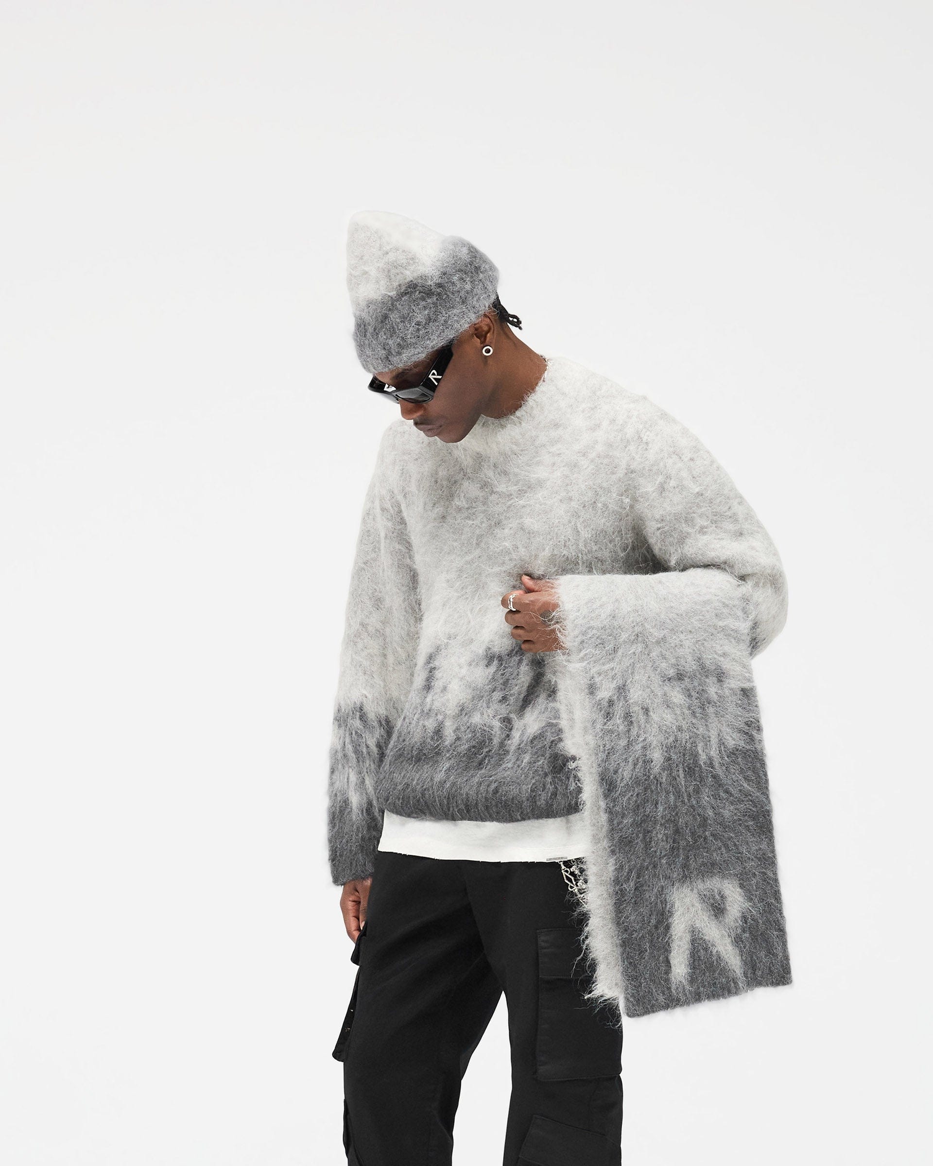 FW25 Ombre Sweater - Light Grey