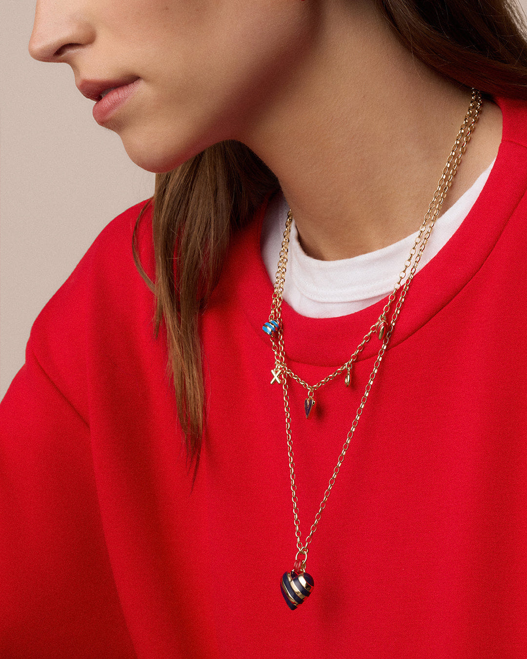 Winter 2026 Fashion Campbell Heart Charm Necklace