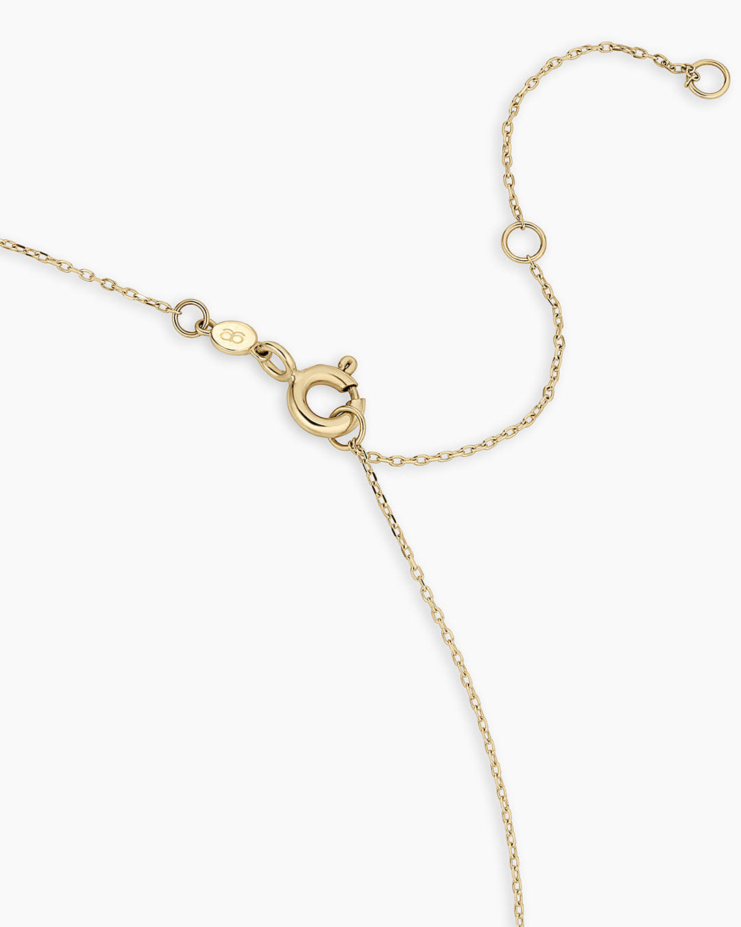 Spring 2025 Fine 14K Diamond Bond Interlocking Link Necklace