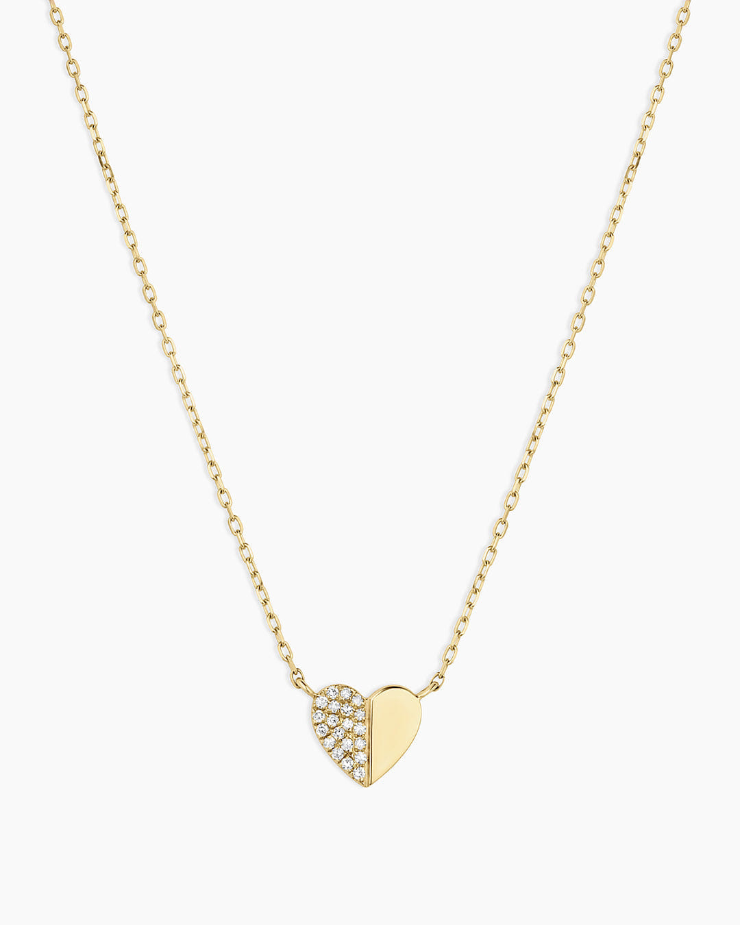 Fine 14K Diamond Bond Necklace