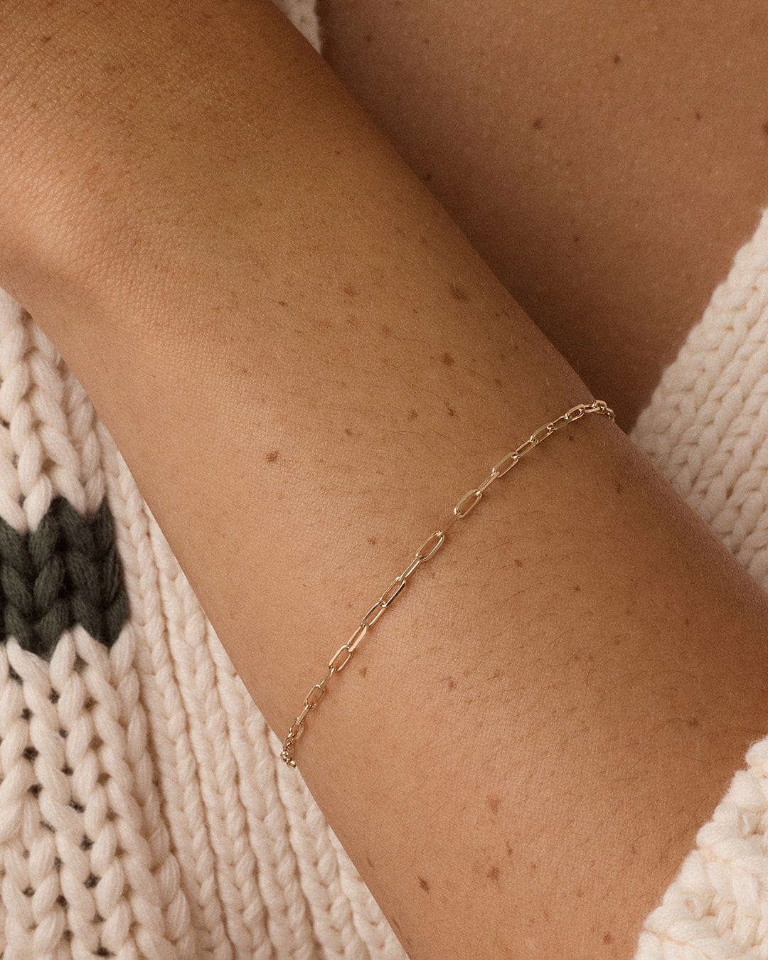 Fine 14K Gold Micro Mini Parker Bracelet