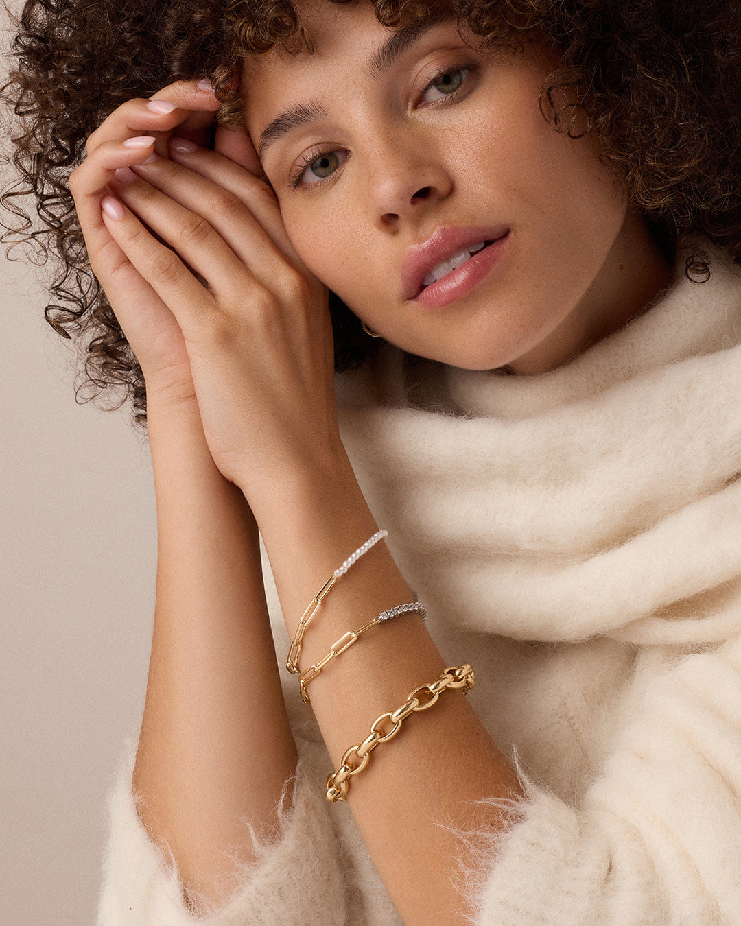 Winter 2025 Fashion Florence Pearl Chain Bracelet