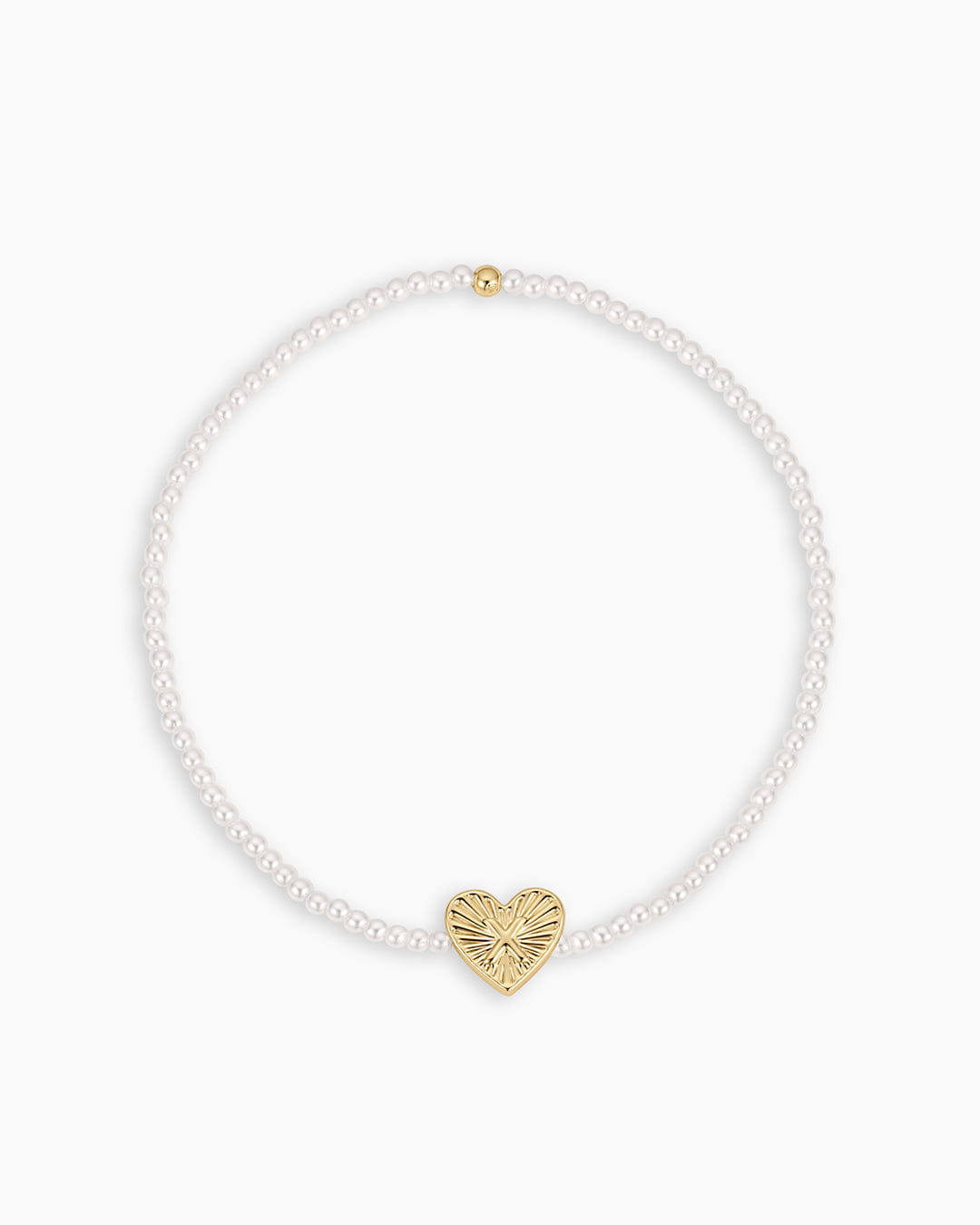 Winter 2025 Fashion Pearl Vintage Heart Alphabet Bracelet