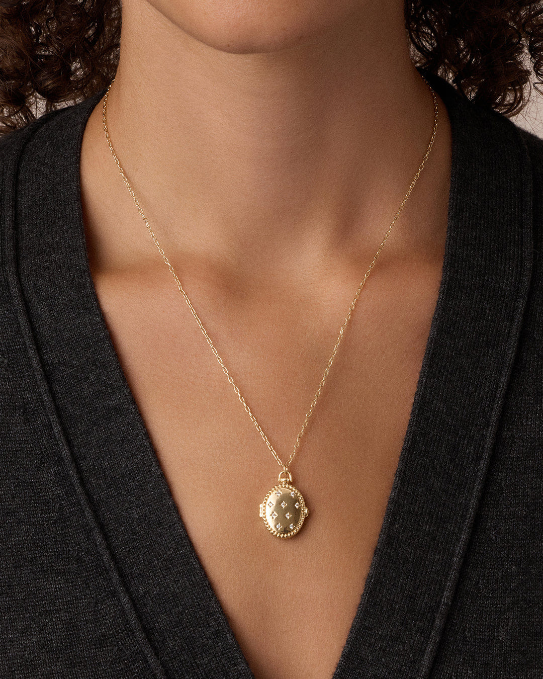 Winter 2025 Fashion Celeste Locket Necklace