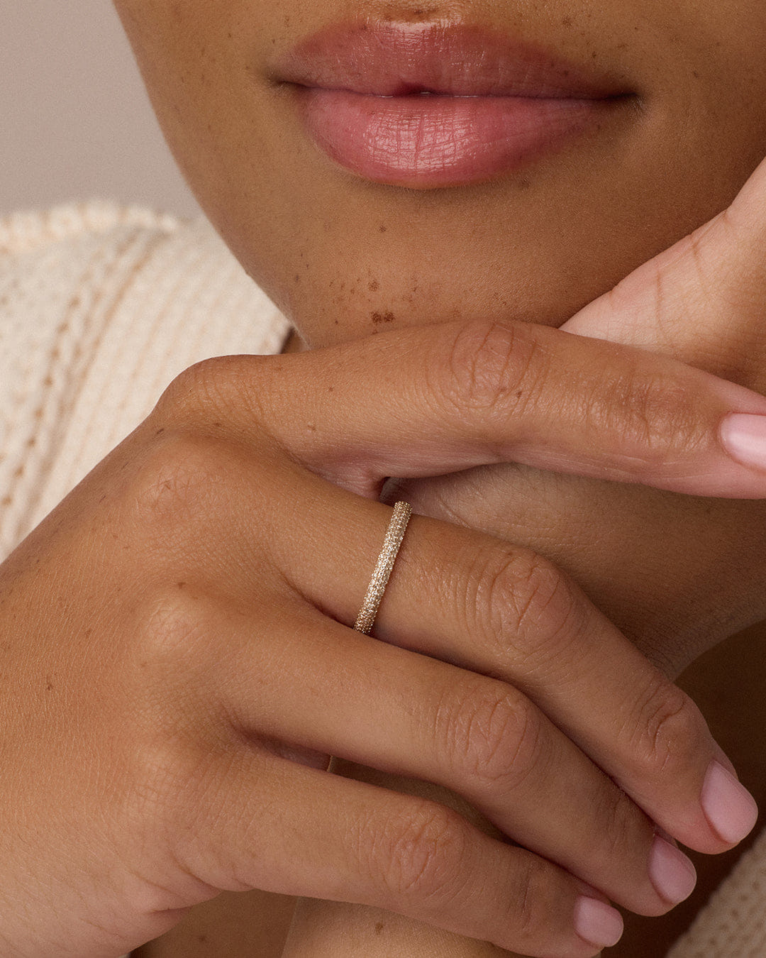 Fine 14K Diamond Paseo Eternity Ring