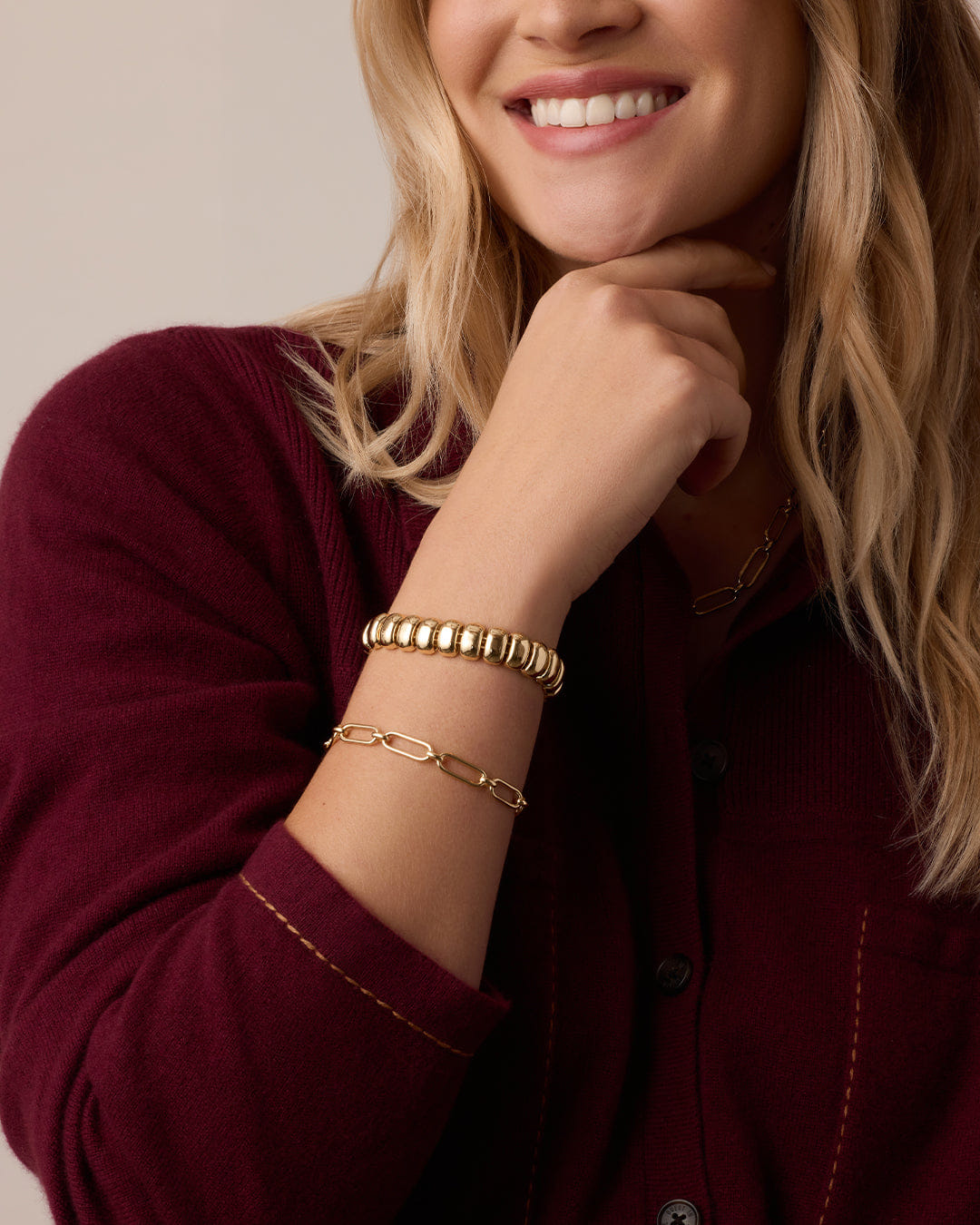 Spring 2025 Fashion Zoey Statement Link Bracelet