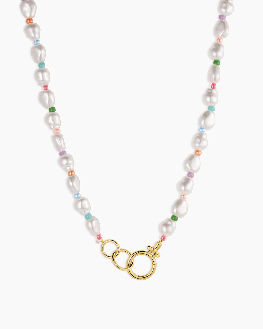Summer 2025 Fashion Pearl Rainbow Cove Necklace