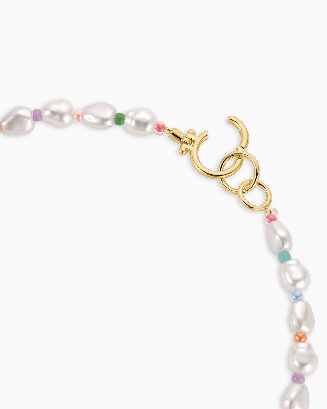 Summer 2025 Fashion Pearl Rainbow Cove Necklace