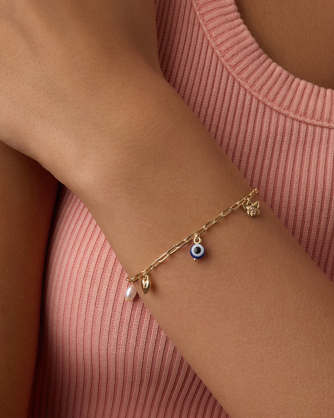 Summer 2025 Fashion Connection Mini Charm Bracelet