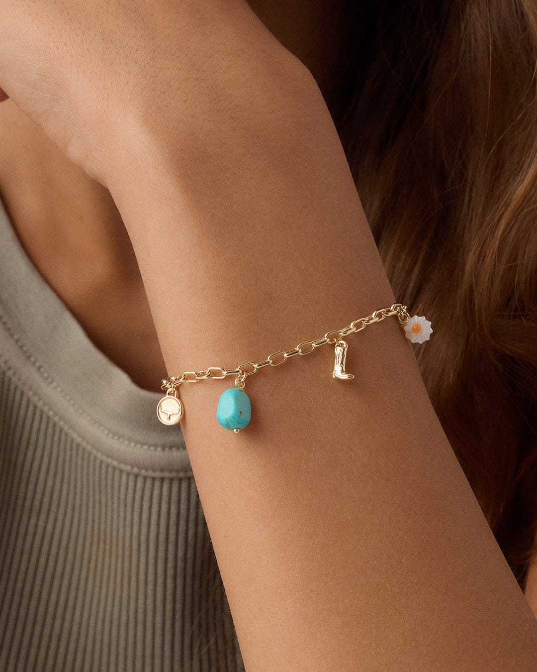 Summer 2025 Fashion Western Mini Charm Bracelet